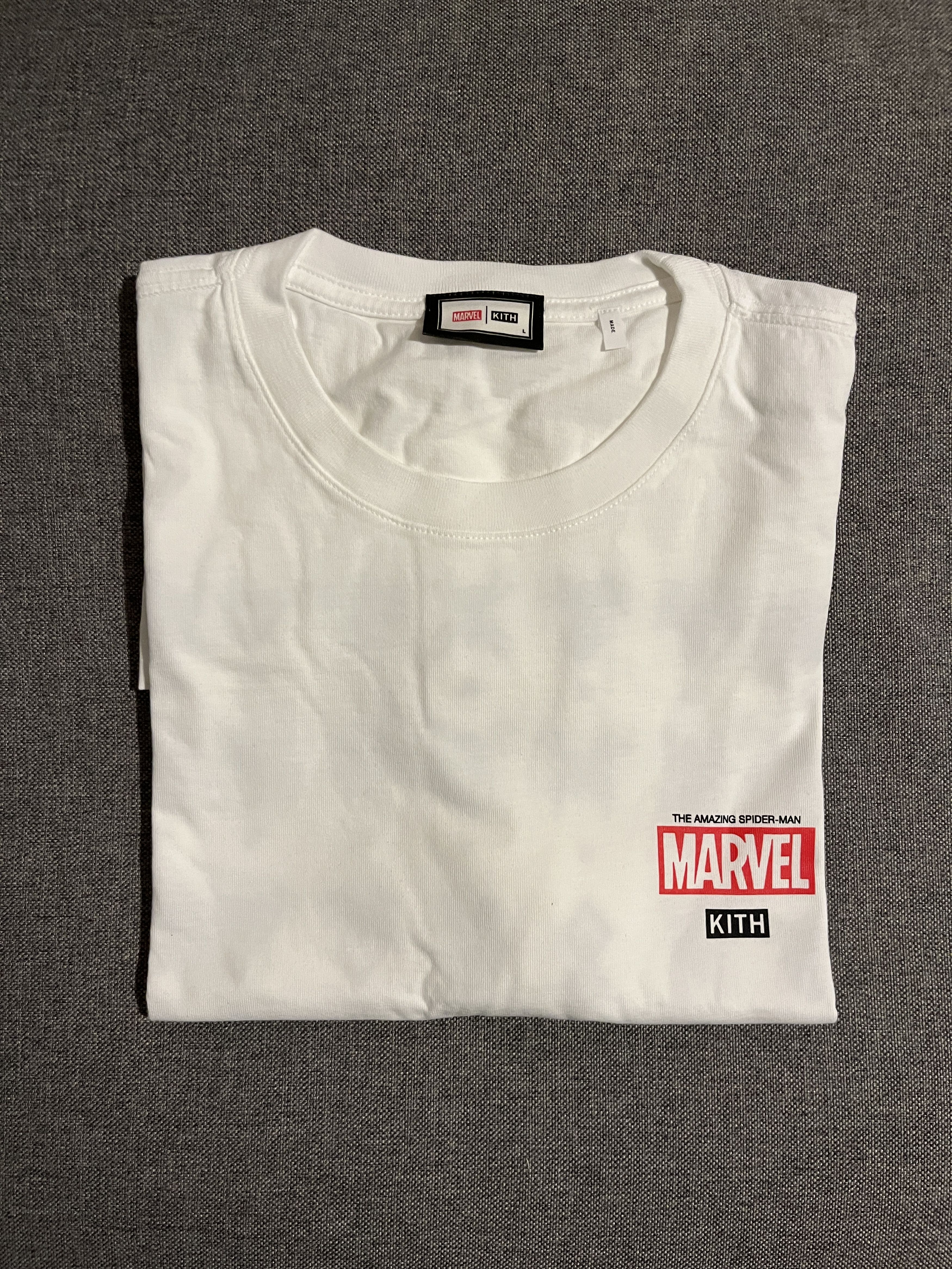 Kith × Marvel Comics Spider-Man Timeline Tee | Grailed