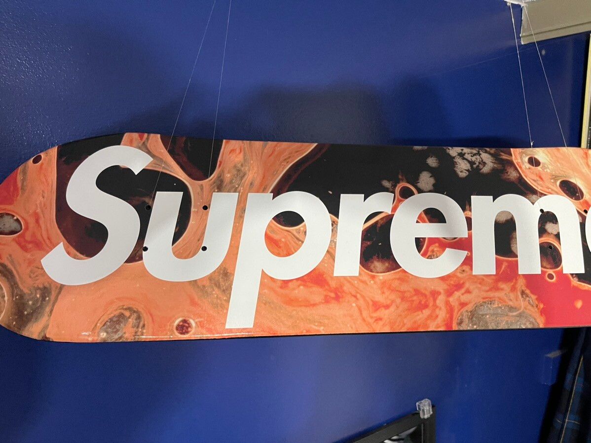 Supreme Blood Semen Skateboard | Grailed