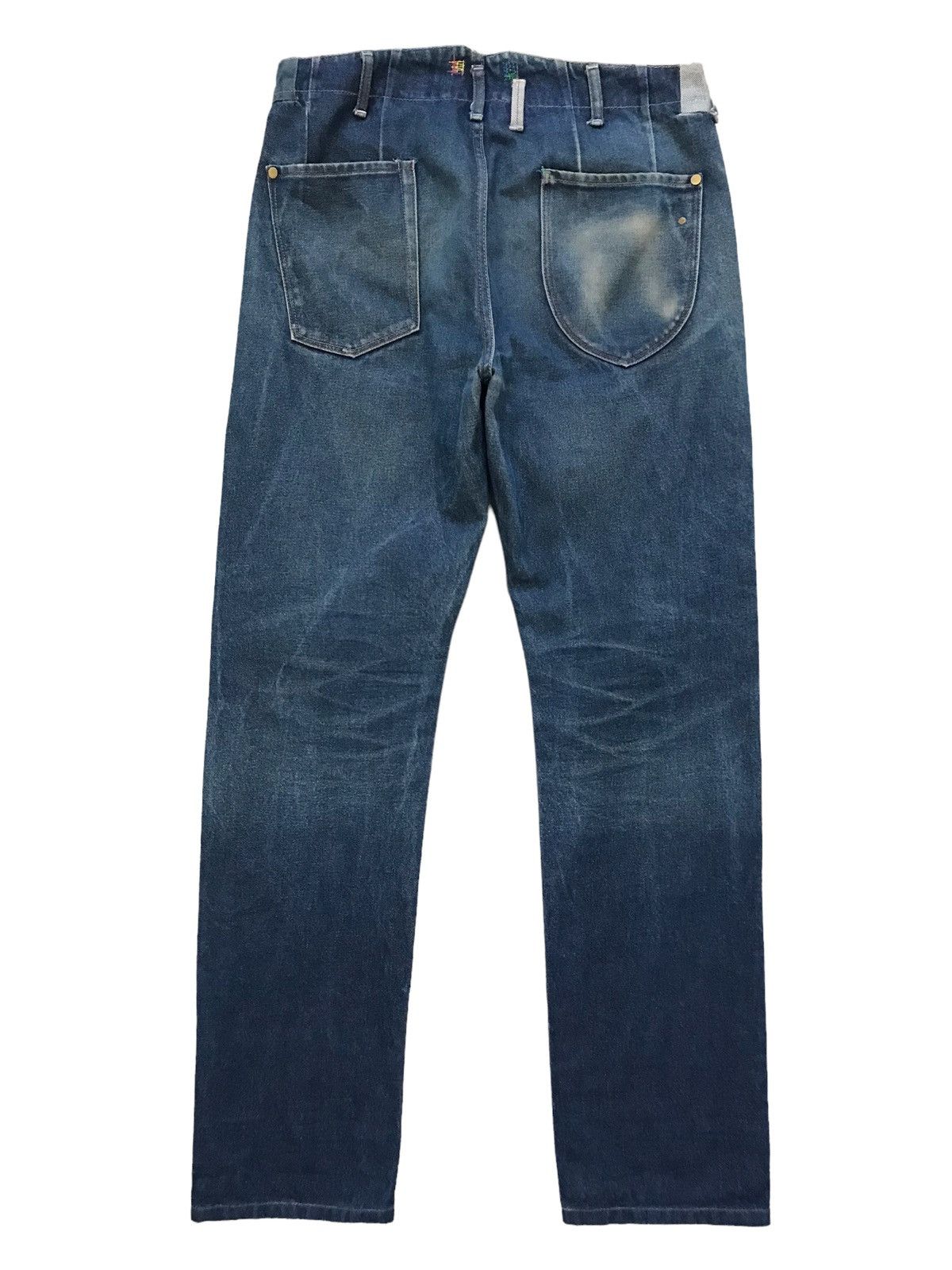 Paul Smith PS Paul Smith Red Ear Antique Wash Denim Jeans Made In Japan Size US 32 / EU 48 - 9 Thumbnail