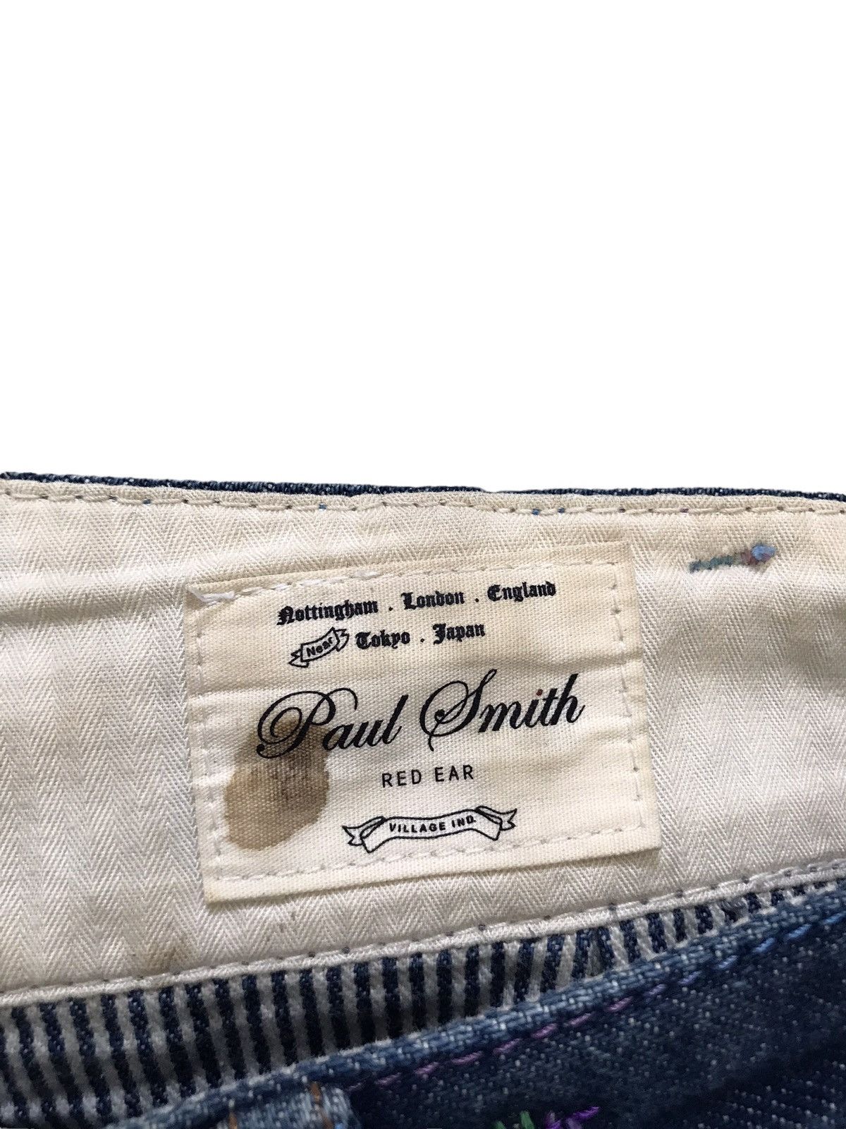 Paul Smith PS Paul Smith Red Ear Antique Wash Denim Jeans Made In Japan Size US 32 / EU 48 - 7 Thumbnail