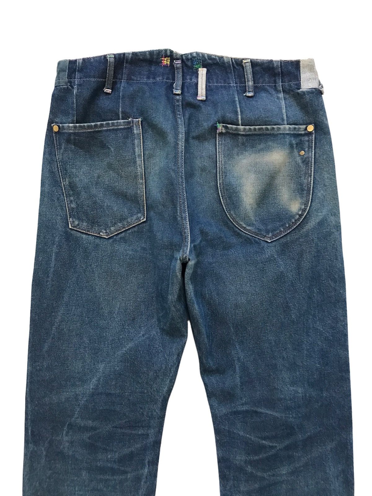 Paul Smith PS Paul Smith Red Ear Antique Wash Denim Jeans Made In Japan Size US 32 / EU 48 - 11 Thumbnail