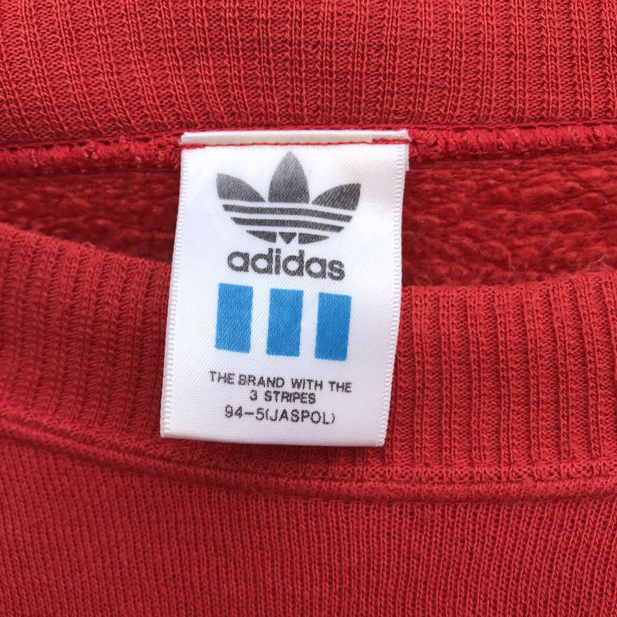 Adidas × Descente × Vintage Vintage Adidas Crewneck Spell Out Sweatshirt Size US L / EU 52-54 / 3 - 6 Thumbnail