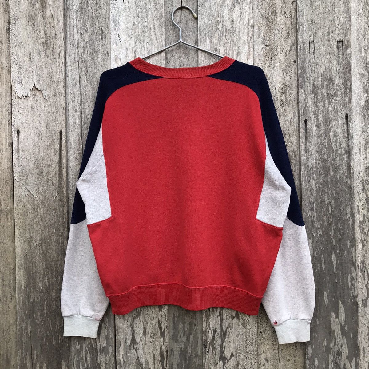 Adidas × Descente × Vintage Vintage Adidas Crewneck Spell Out Sweatshirt Size US L / EU 52-54 / 3 - 10 Thumbnail