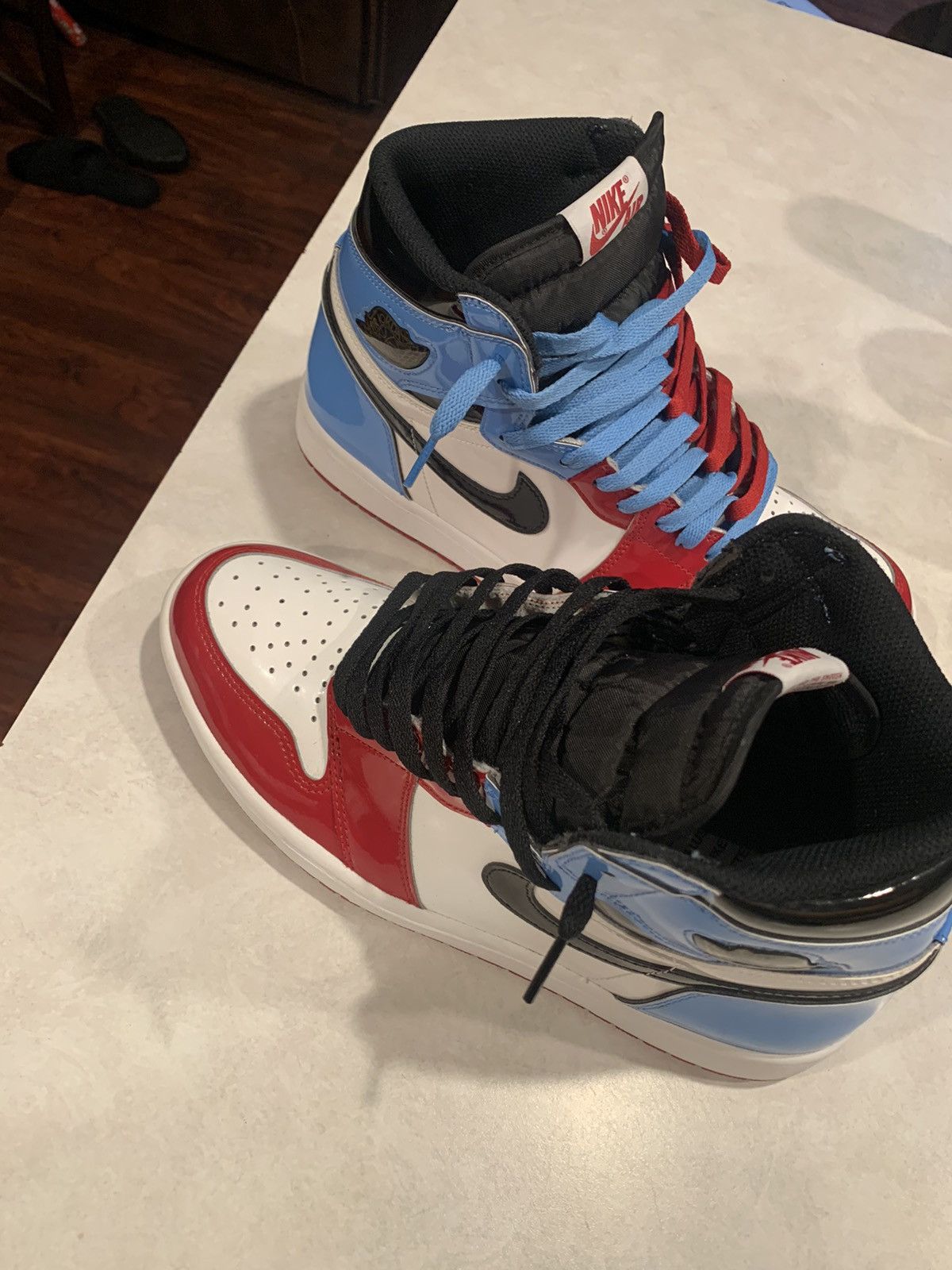 Jordan Brand JORDAN 1 FEARLESS UNC TO CHI Size US 10.5 / EU 43-44 - 9 Thumbnail