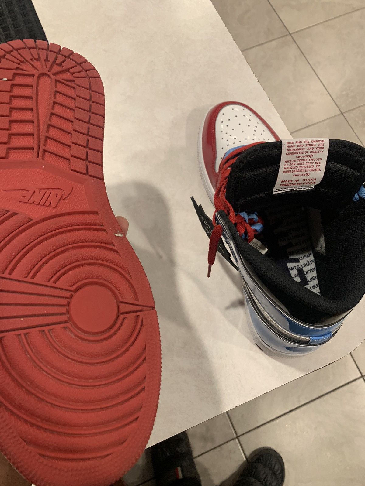 Jordan Brand JORDAN 1 FEARLESS UNC TO CHI Size US 10.5 / EU 43-44 - 8 Thumbnail
