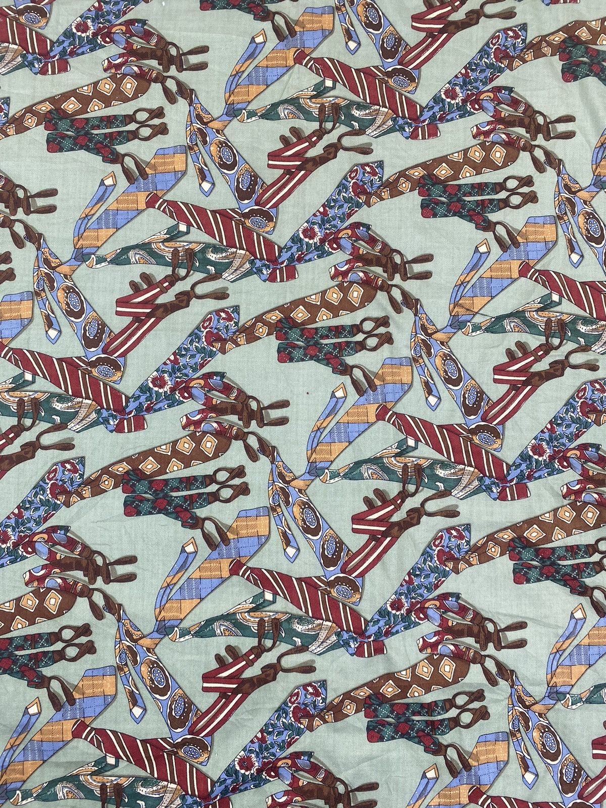 Polo Ralph Lauren Necktie Print Handkerchief Neckerchief