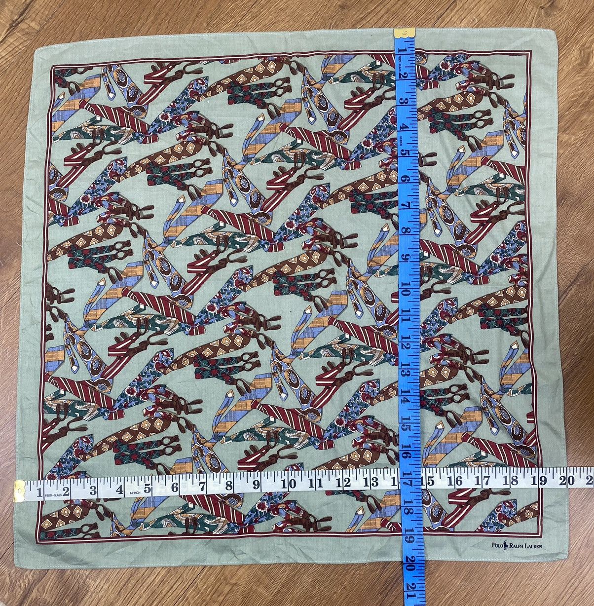 Polo Ralph Lauren Necktie Print Handkerchief Neckerchief