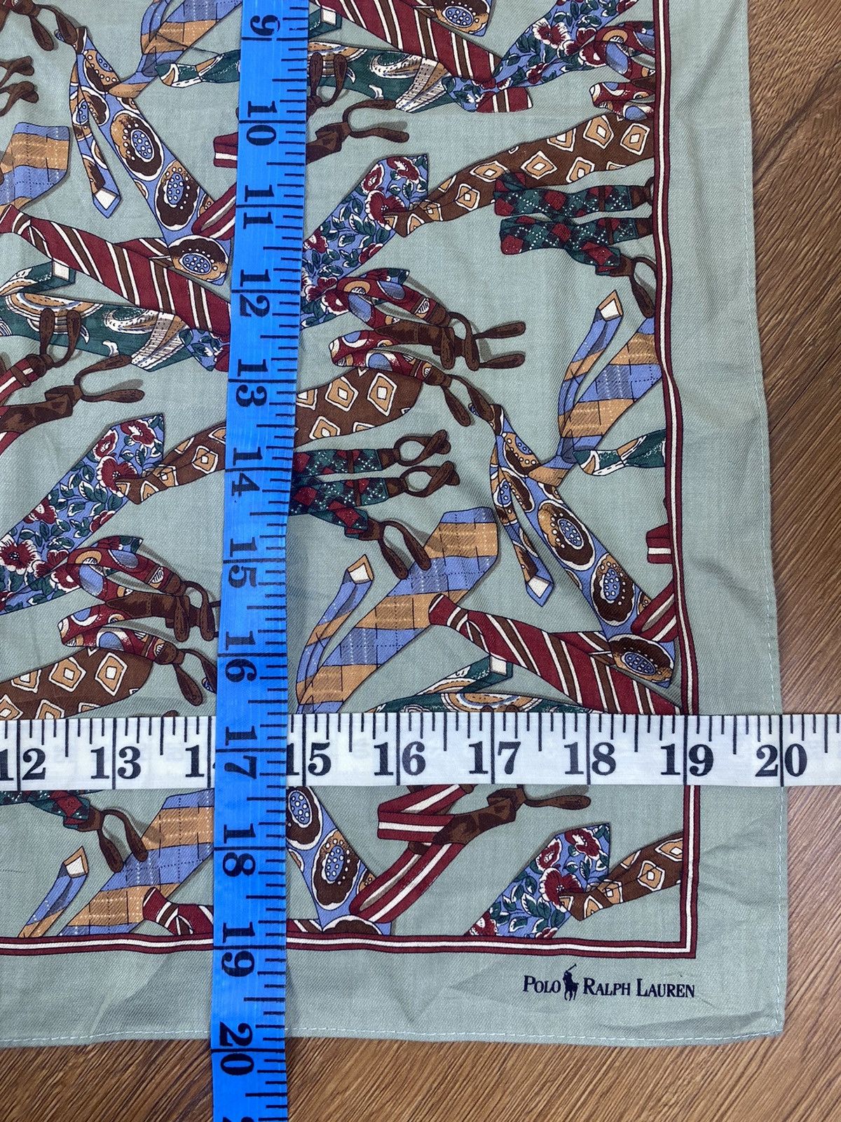 Polo Ralph Lauren Necktie Print Handkerchief Neckerchief