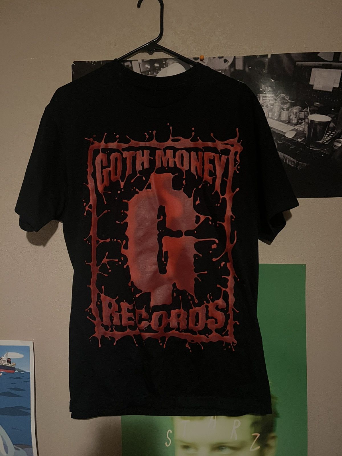Goth Money Records - Crying Doves Tee - Goth Money Wear Merch Black XL