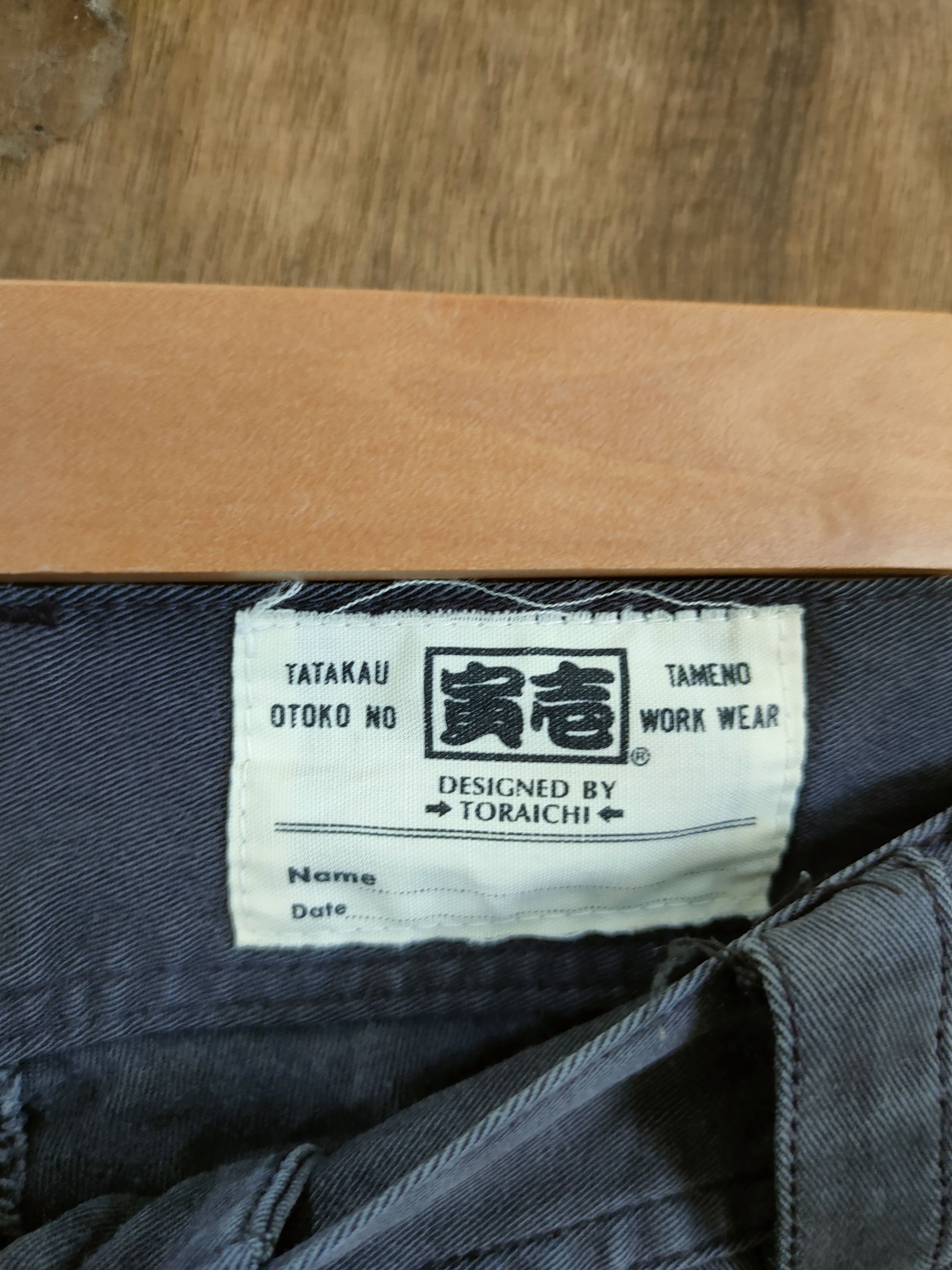 Japanese Brand × Vintage Tora jogger painter splash paint cargo pants #46-871 Size US 35 - 7 Thumbnail
