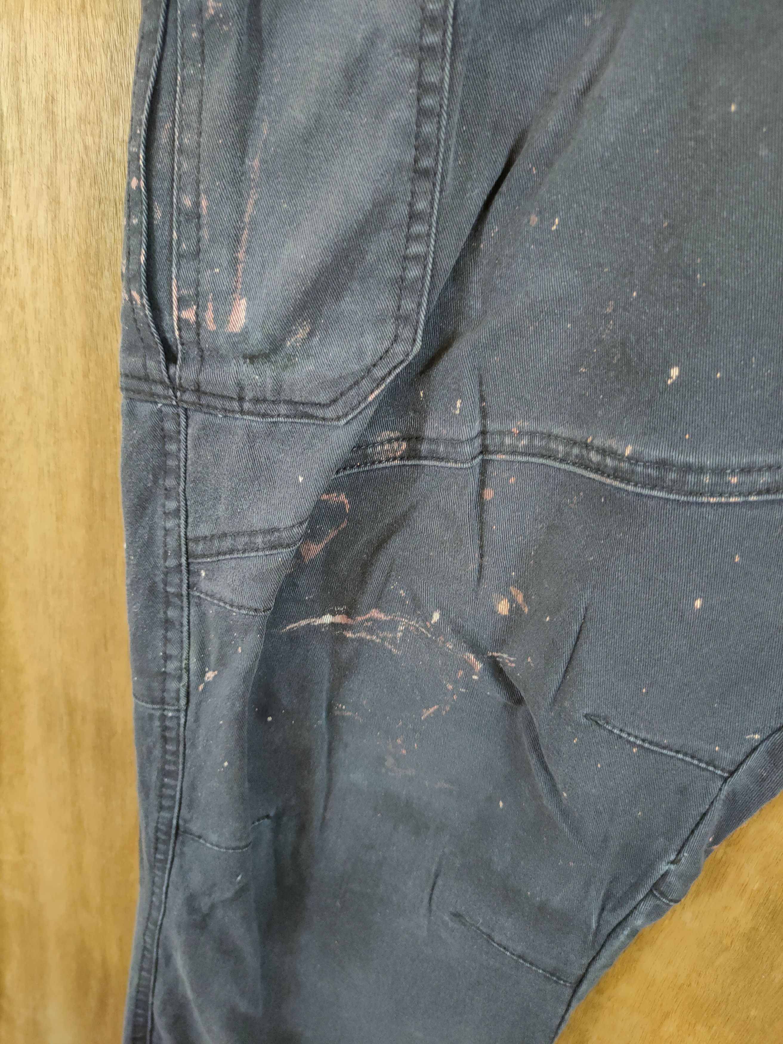 Japanese Brand × Vintage Tora jogger painter splash paint cargo pants #46-871 Size US 35 - 8 Thumbnail