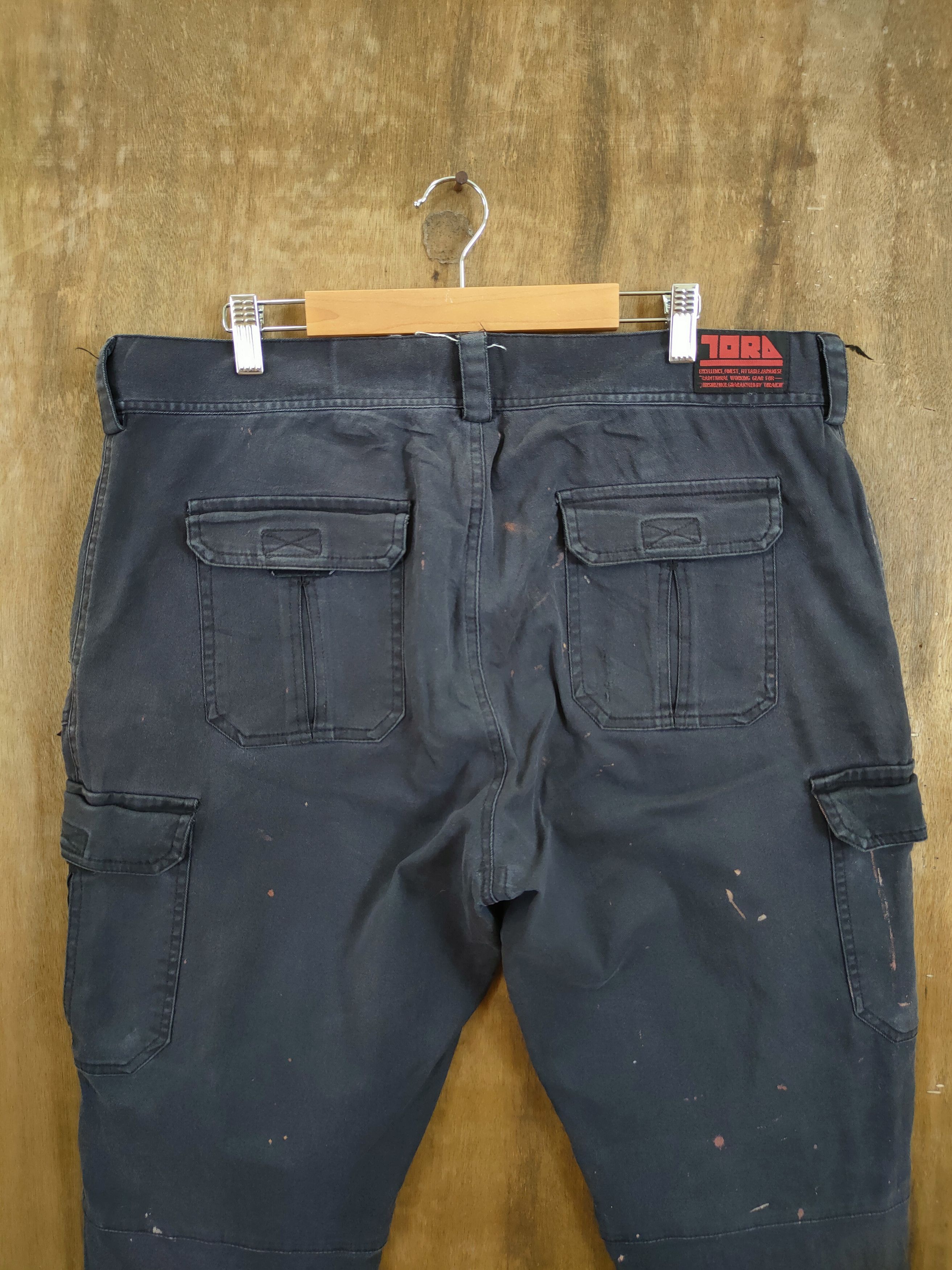 Japanese Brand × Vintage Tora jogger painter splash paint cargo pants #46-871 Size US 35 - 12 Thumbnail