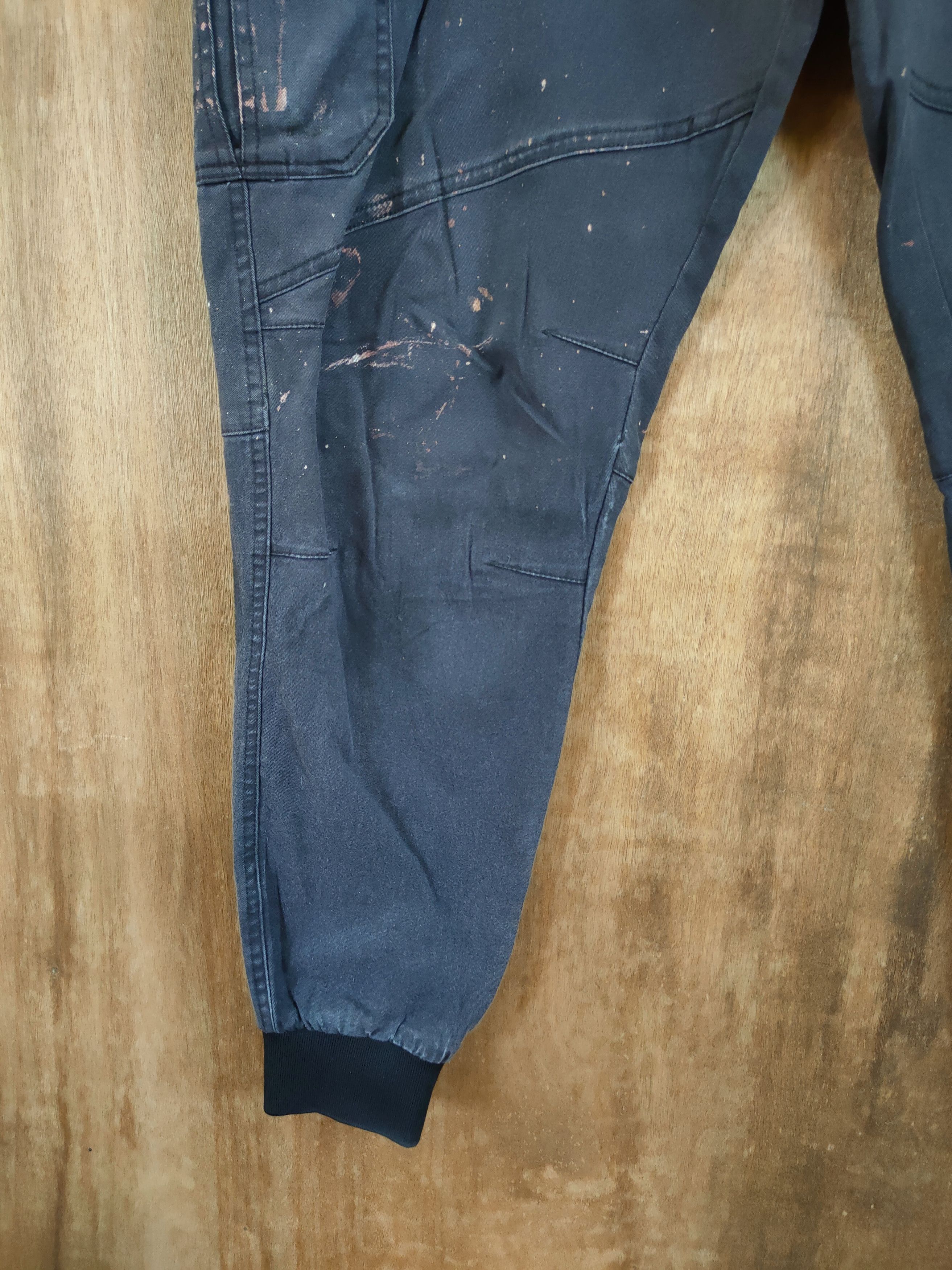 Japanese Brand × Vintage Tora jogger painter splash paint cargo pants #46-871 Size US 35 - 2 Thumbnail