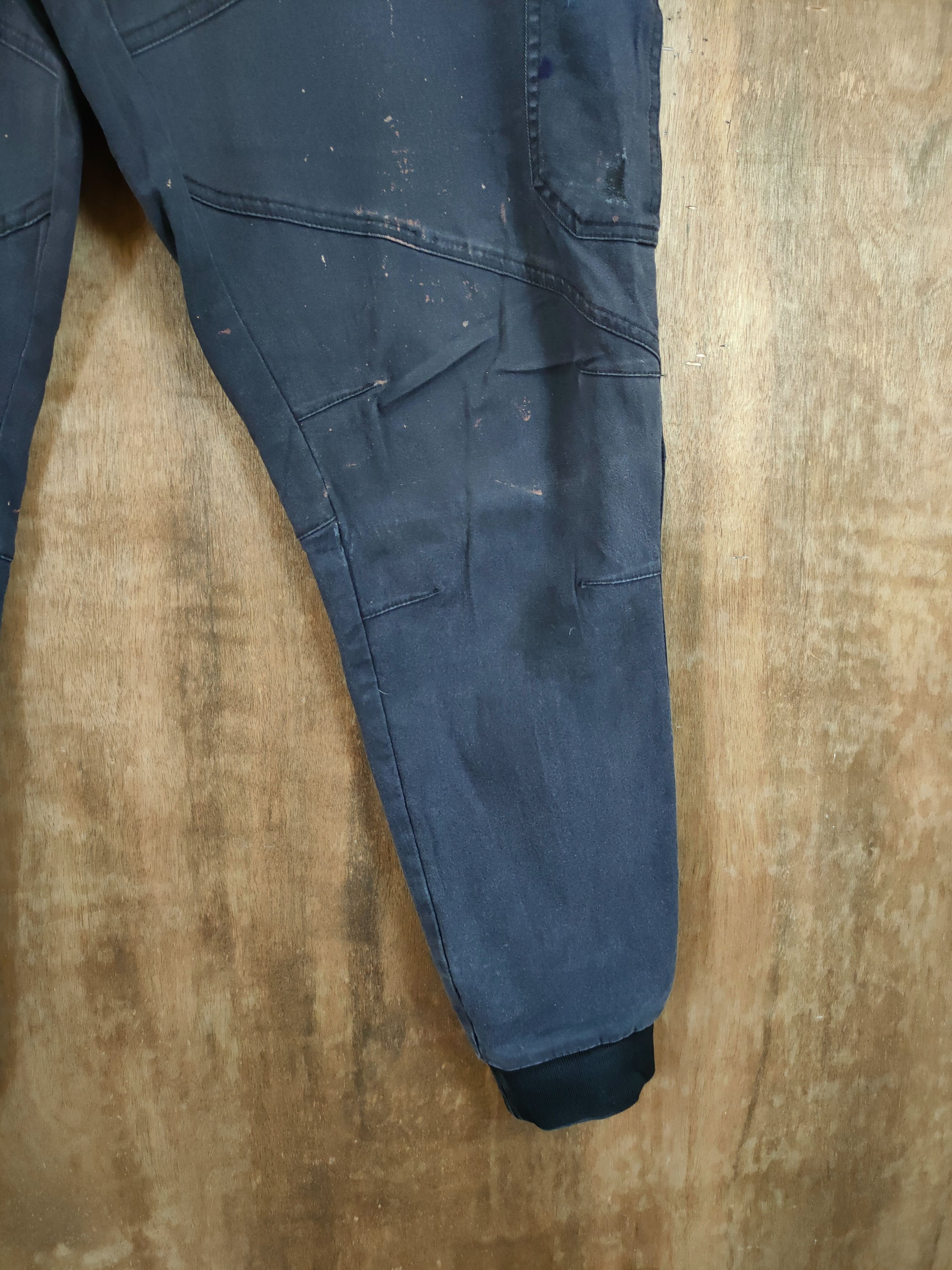 Japanese Brand × Vintage Tora jogger painter splash paint cargo pants #46-871 Size US 35 - 3 Thumbnail