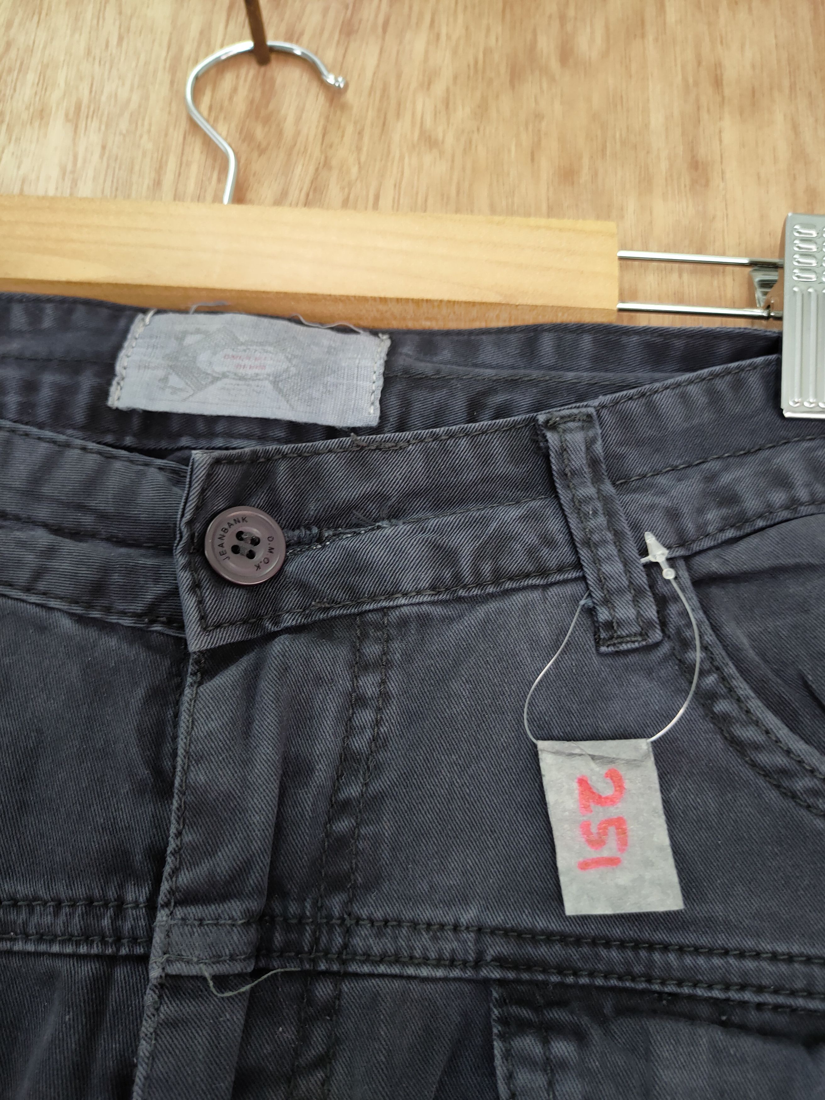 Faded Glory DLL Jean Bank denim faded jogger cargo pants #251 Size US 31 - 4 Thumbnail