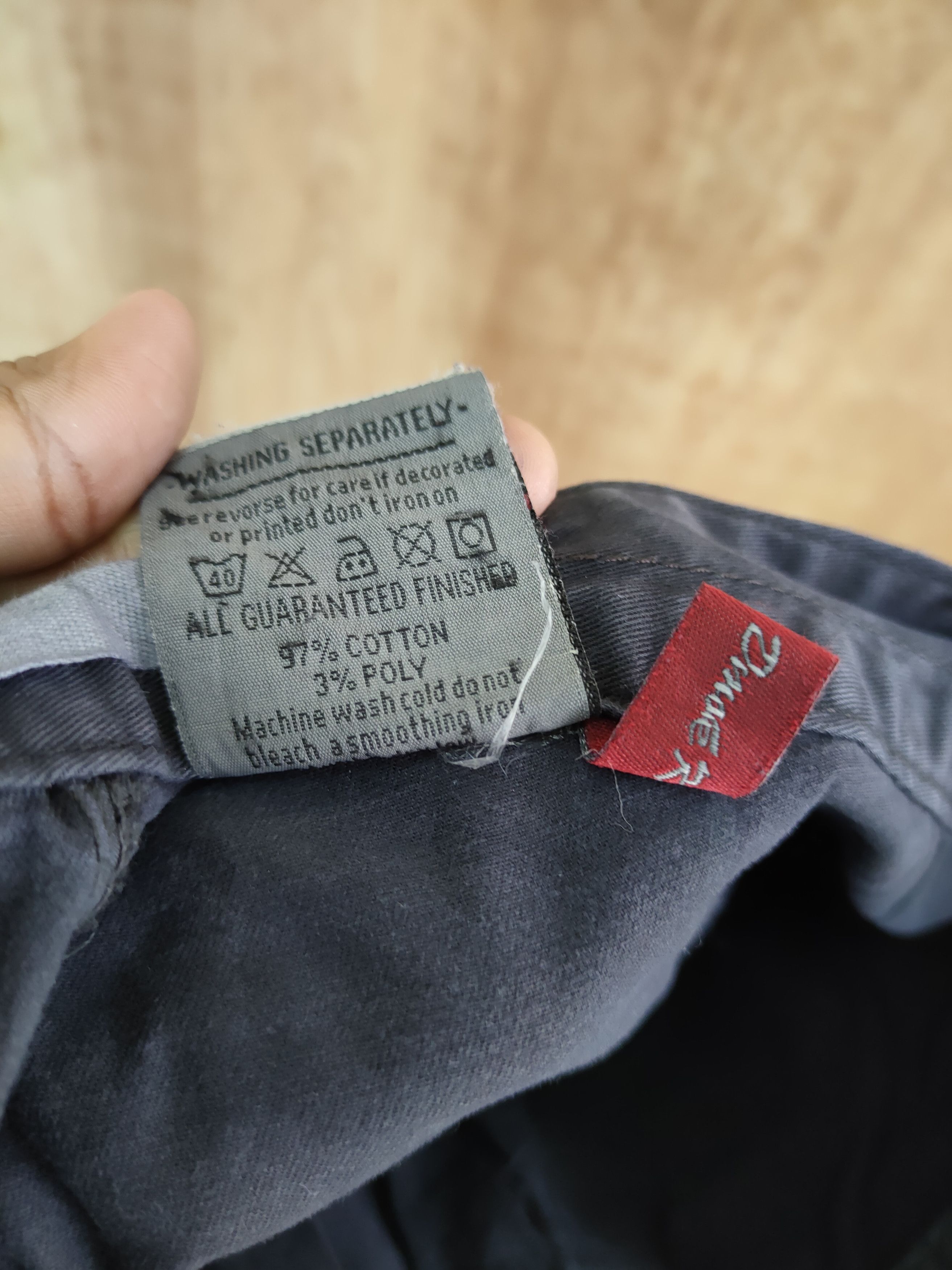 Faded Glory DLL Jean Bank denim faded jogger cargo pants #251 Size US 31 - 10 Thumbnail