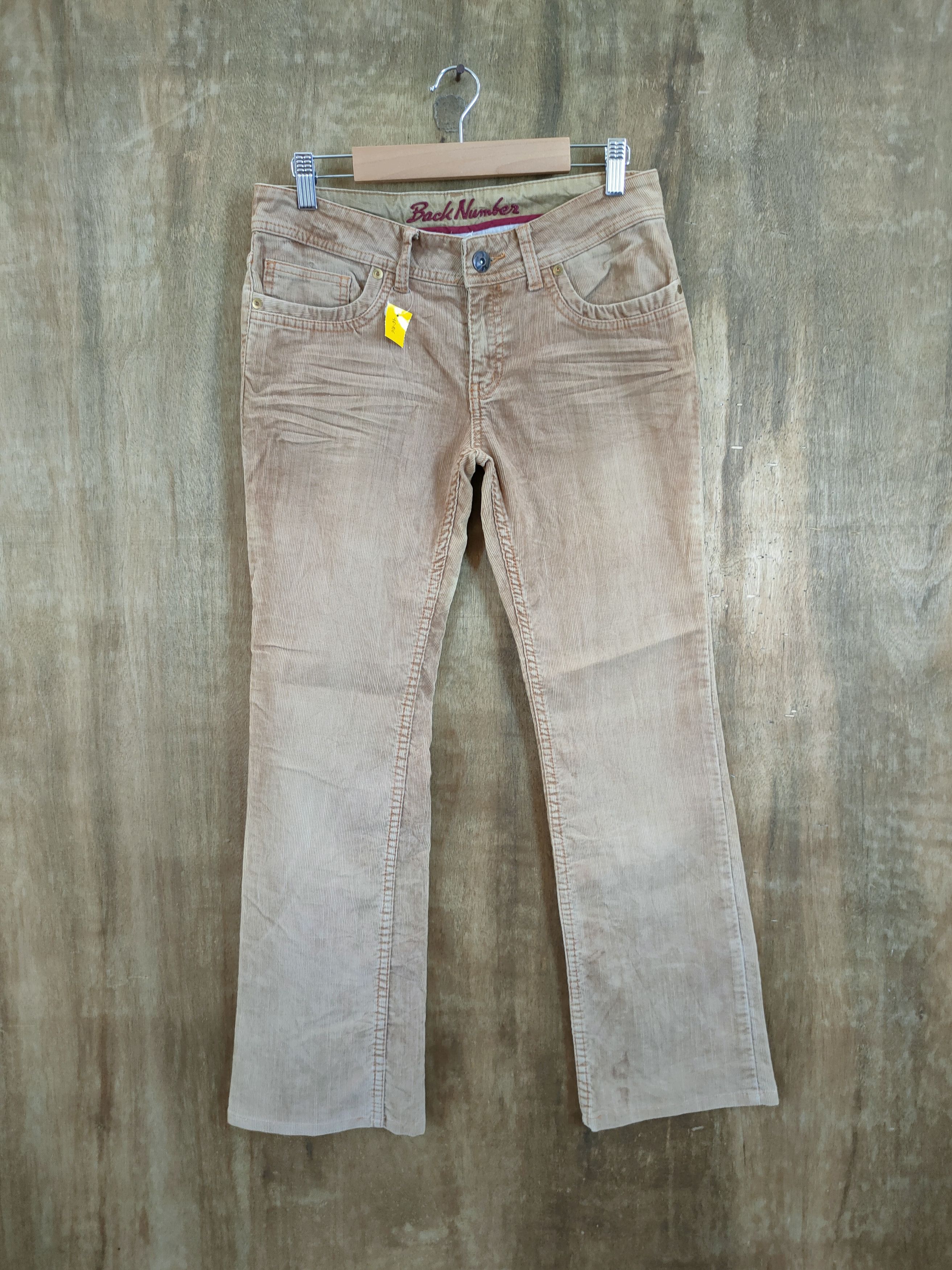 image of Corduroi Club Back Number Corduroy Vintage Japan Cargo Pants 46-706 in Brown, Men's (Size 30)