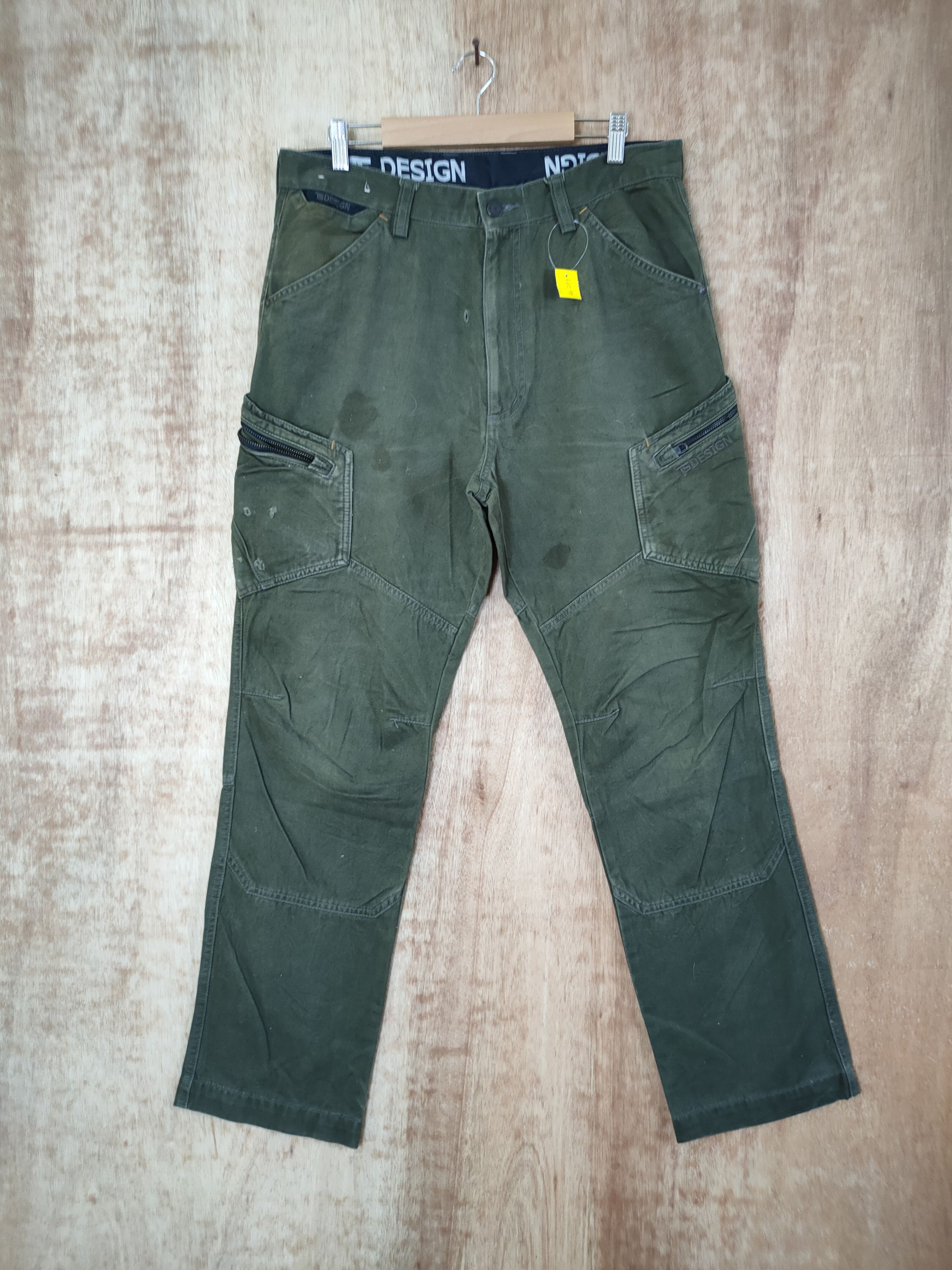 Japanese Brand DLL TS Design streetwear japan utility cargo pants #46-277 Size US 33 - 1 Thumbnail