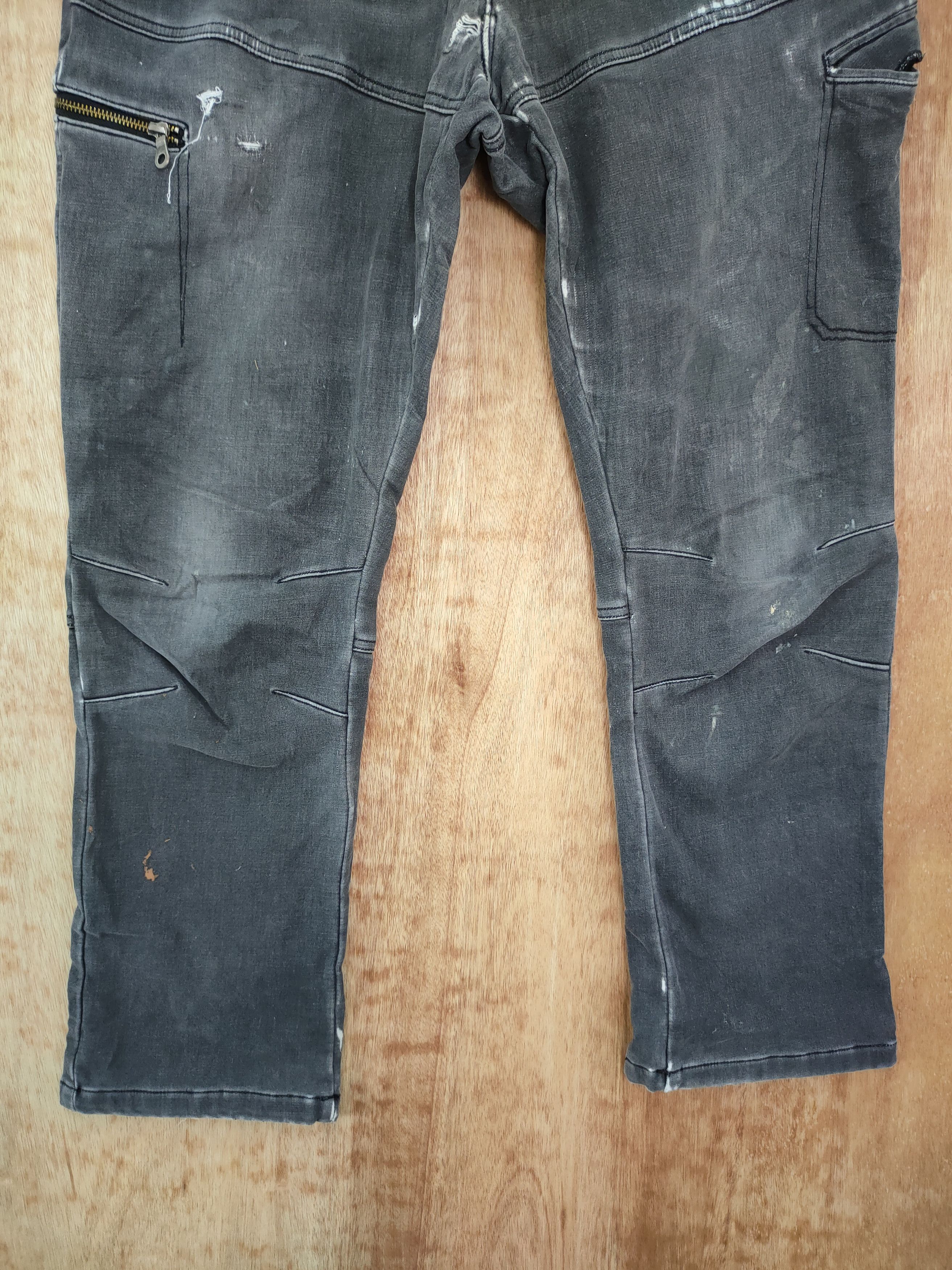 Faded Glory × Japanese Brand DLL Field core carpenter black faded cargo pants #800 Size US 35 - 2 Thumbnail