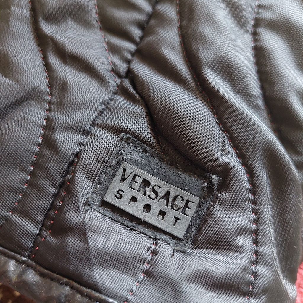 Versace × Vintage Versace Quilted Half Leather Light Jacket Italy Size US M / EU 48-50 / 2 - 3 Thumbnail