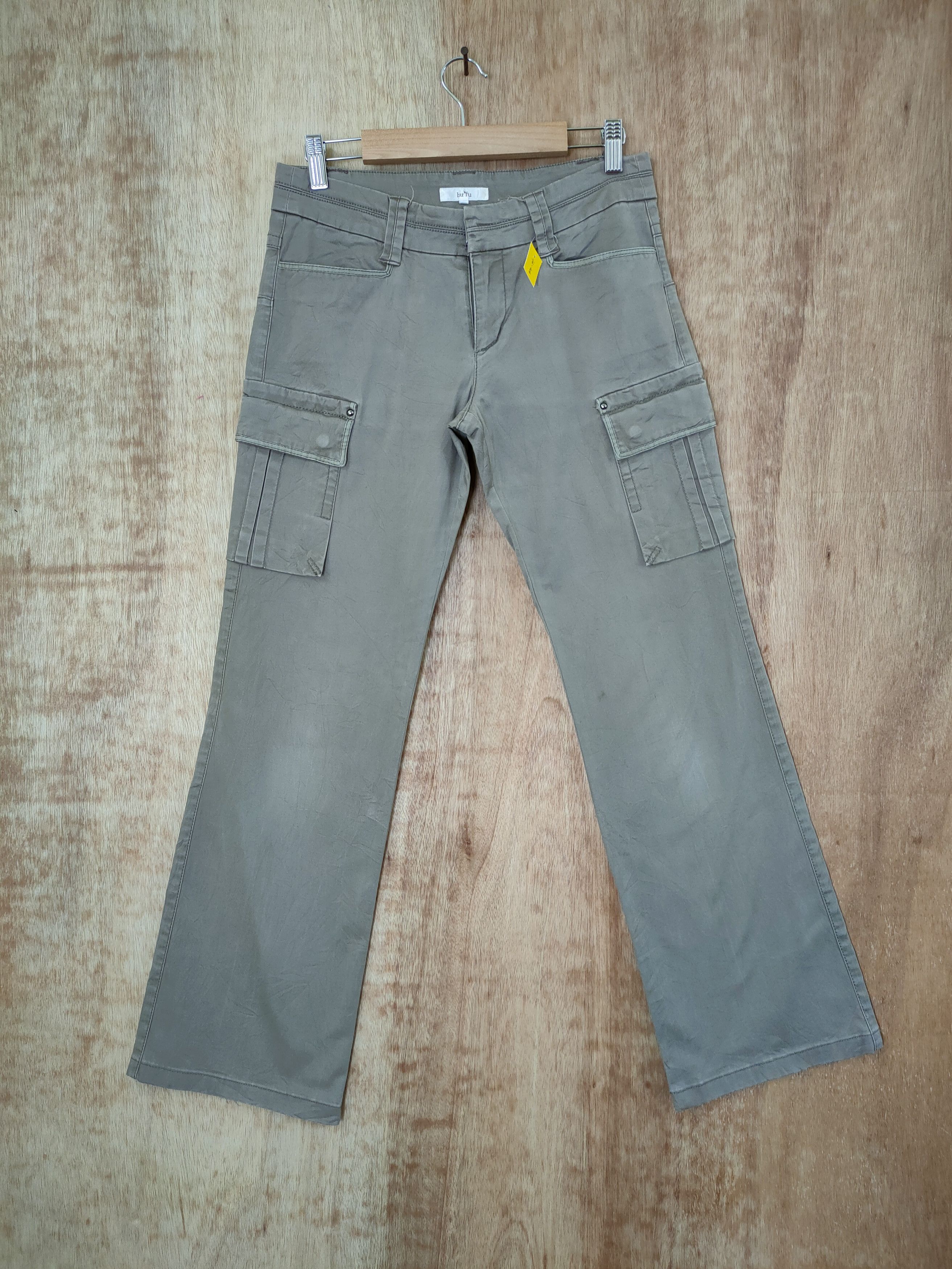 Japanese Brand DLL Lufu japan multipocket streetwear cargo pants #46-416 Size US 27 - 1 Thumbnail