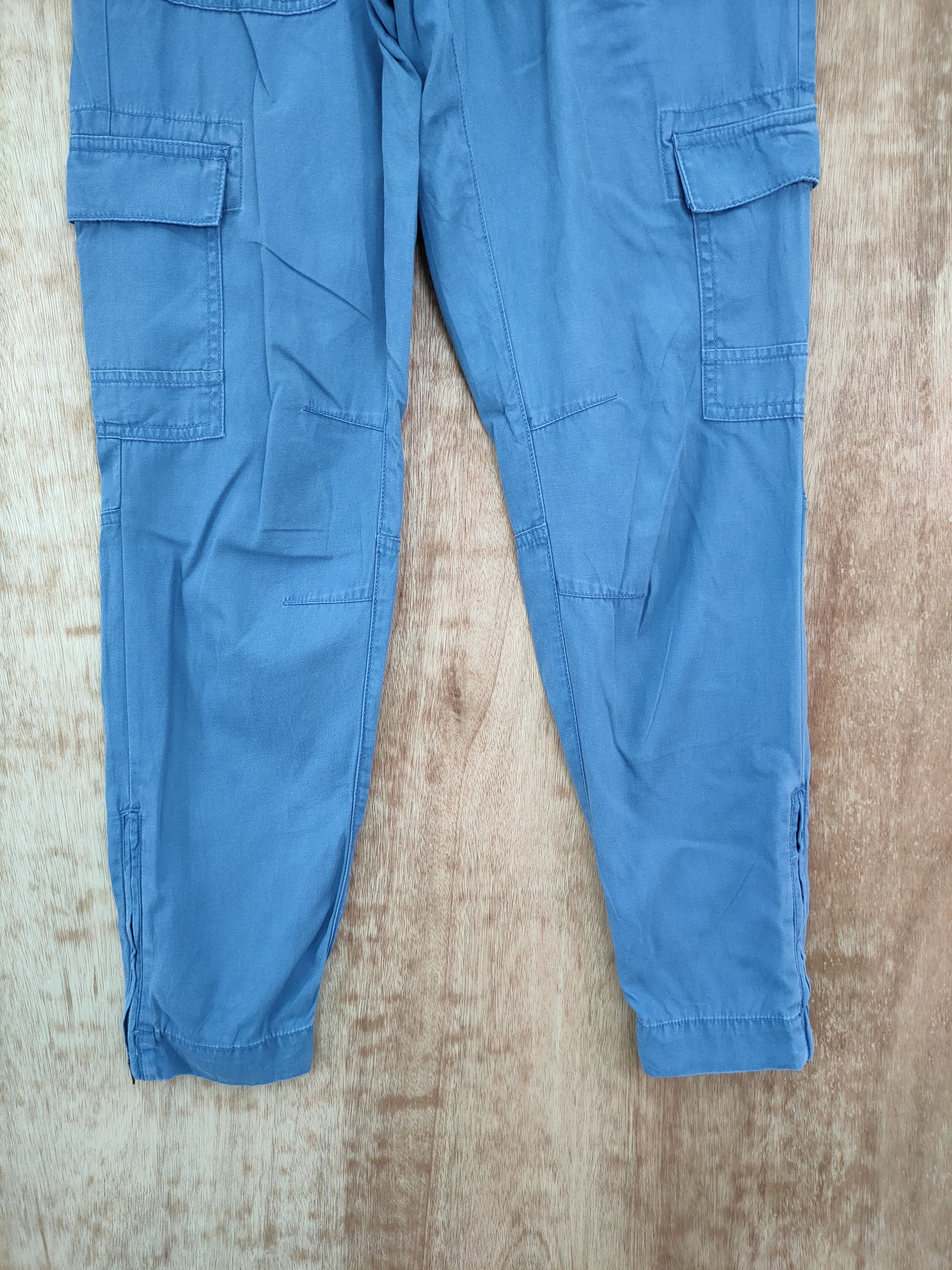 Japanese Brand × Vintage DLL LOFT BLUE UTILITY JOGGER VINTAGE CARGO PANTS #981 Size US 30 / EU 46 - 2 Thumbnail