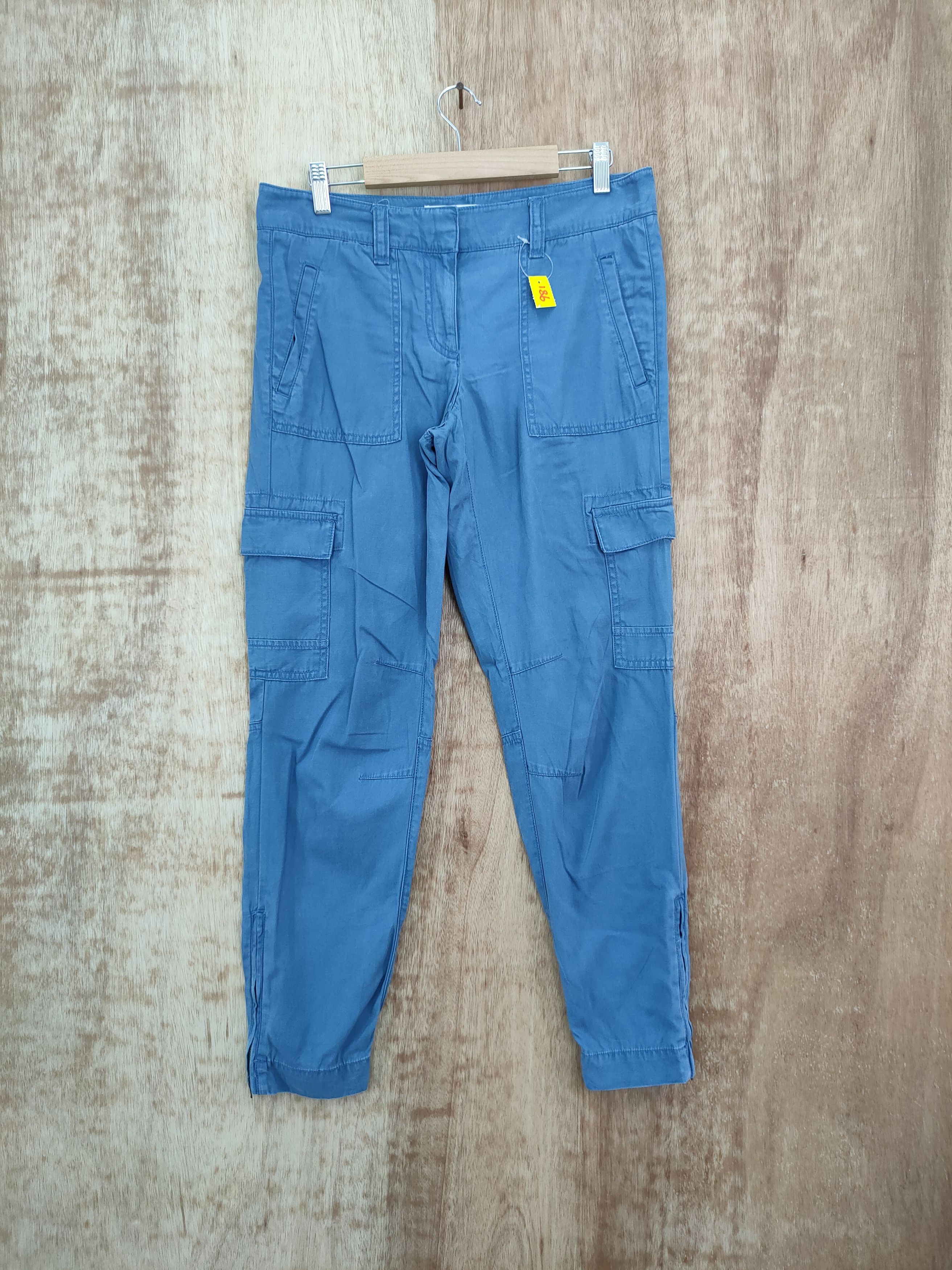 image of Loft Blue Utility Jogger Vintage Cargo Pants 981, Men's (Size 30)