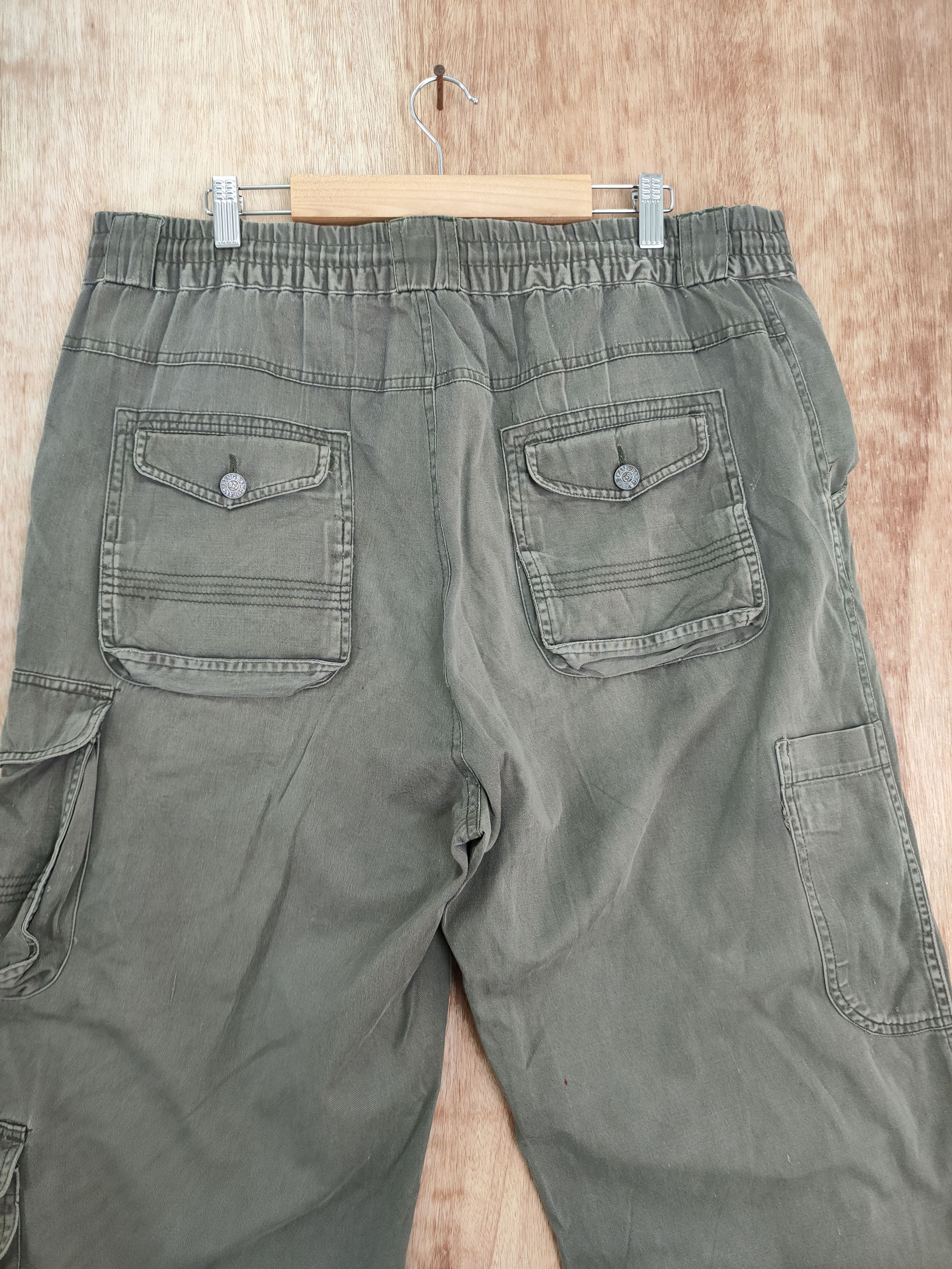 Japanese Brand DLL bang bang jeans multipocket tactical cargo pants #272 Size US 35 - 8 Thumbnail