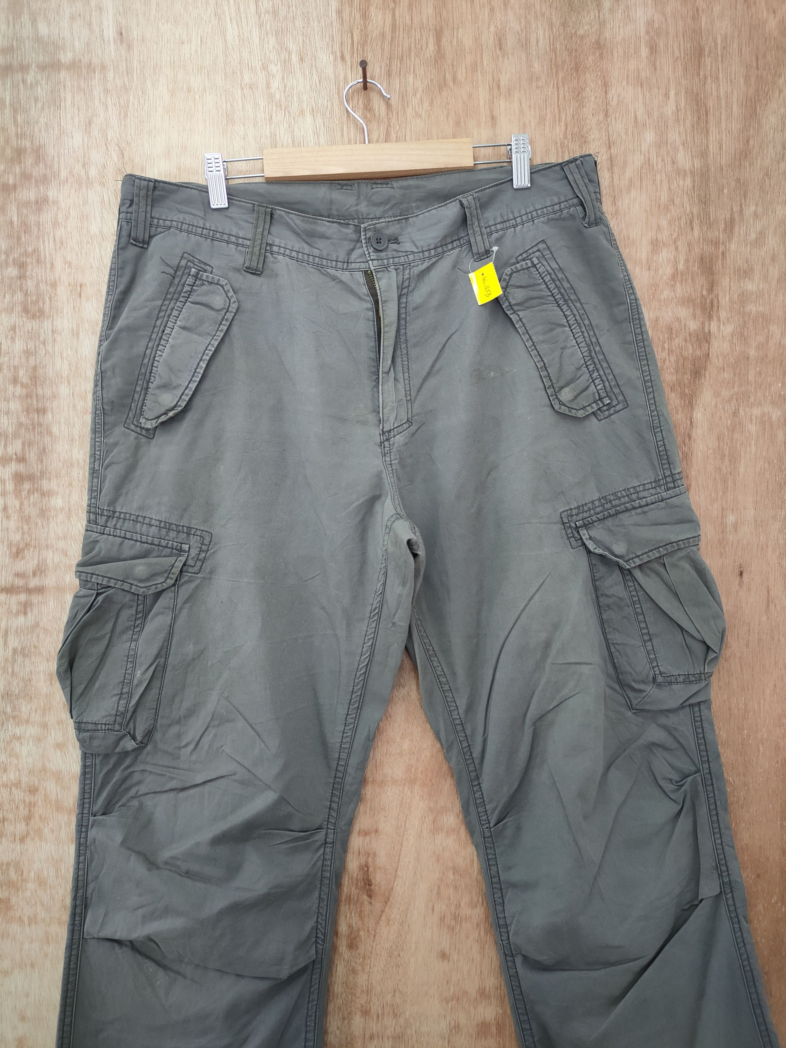 Japanese Brand DLL villand grey multipocket tactical cargo pants #sp46-253T Size US 37 - 4 Thumbnail
