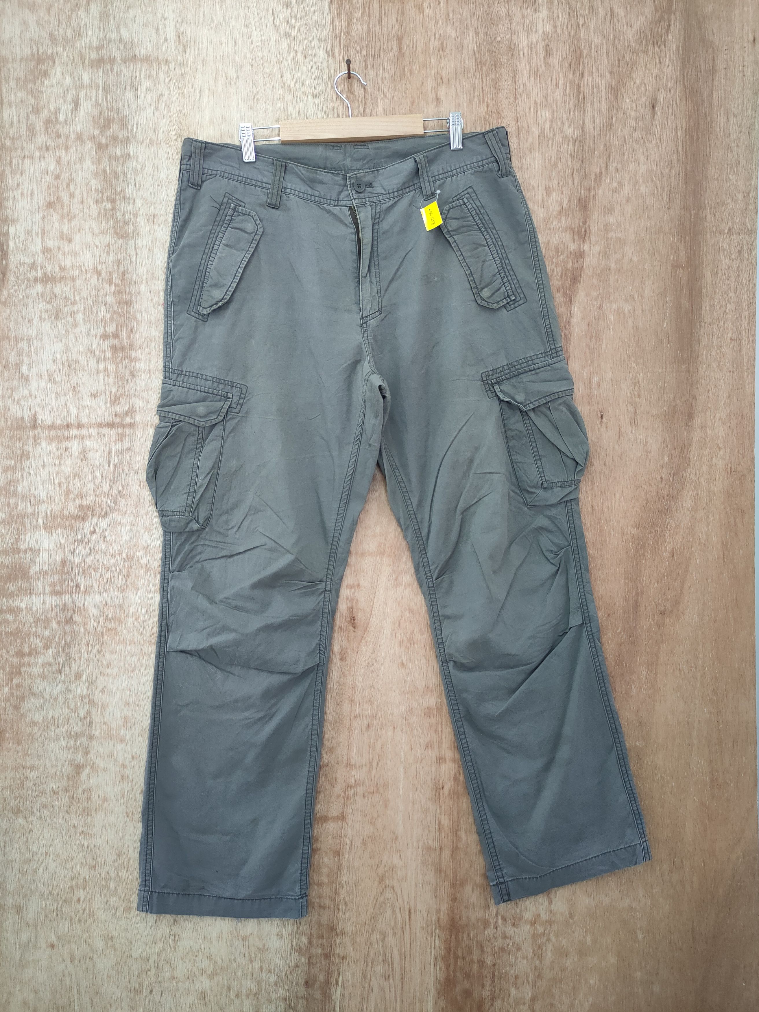 DLL villand grey multipocket tactical cargo pants #sp46-253T