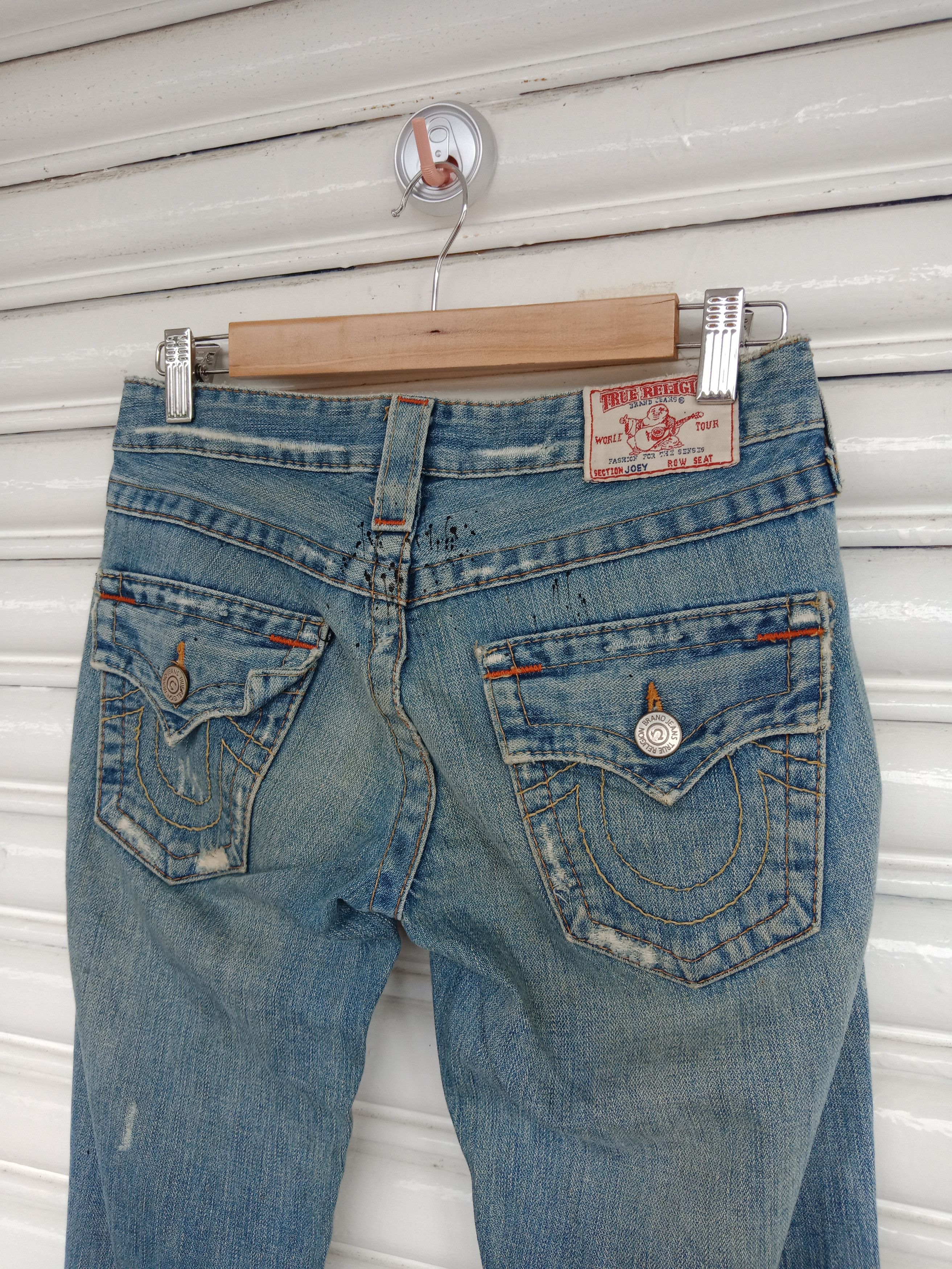 True Religion True Religion Joey Black Paints Splashes Size 29" - 5 Thumbnail