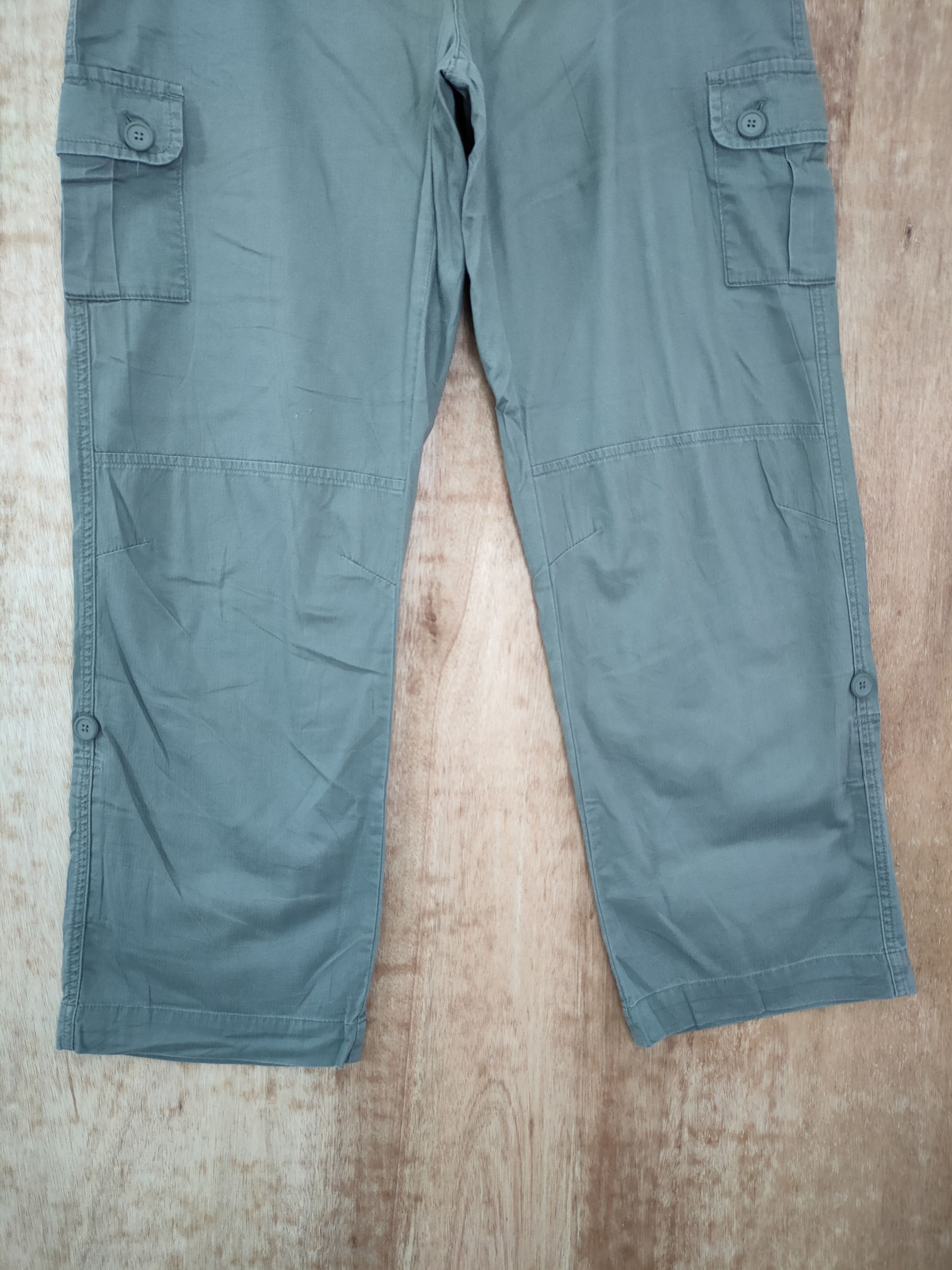 Lee DL Lee green vintage cargo pants streetwear #947 Size US 33 - 2 Thumbnail