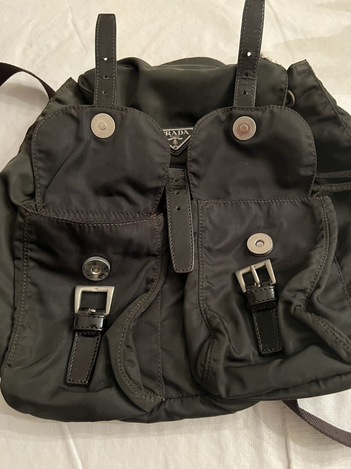 Prada Prada Rucksack Dark Green Size ONE SIZE - 11 Thumbnail