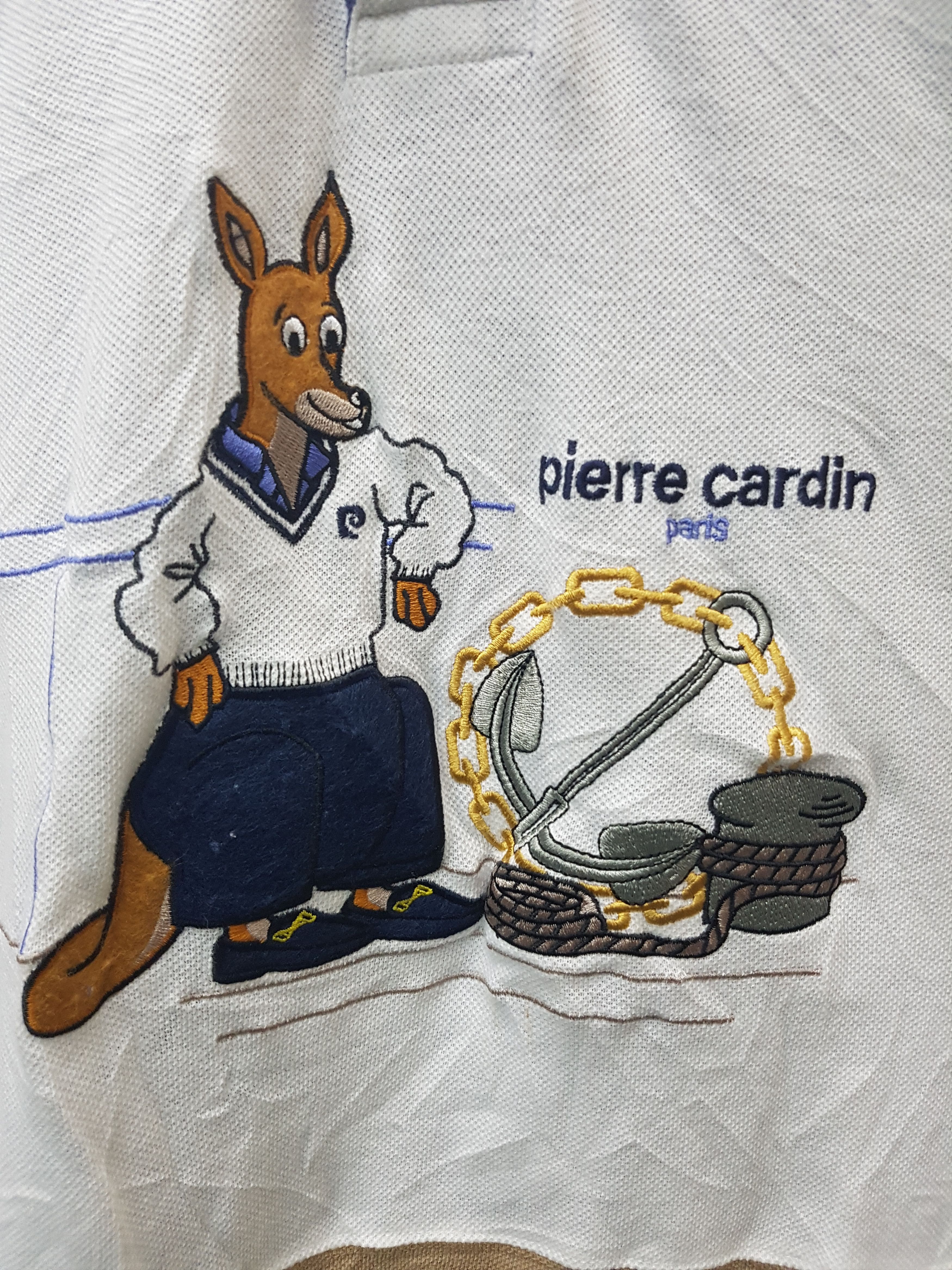 Pierre Cardin Vintage Pierre Cardin Paris Polo Shirt Size US L / EU 52-54 / 3 - 3 Thumbnail