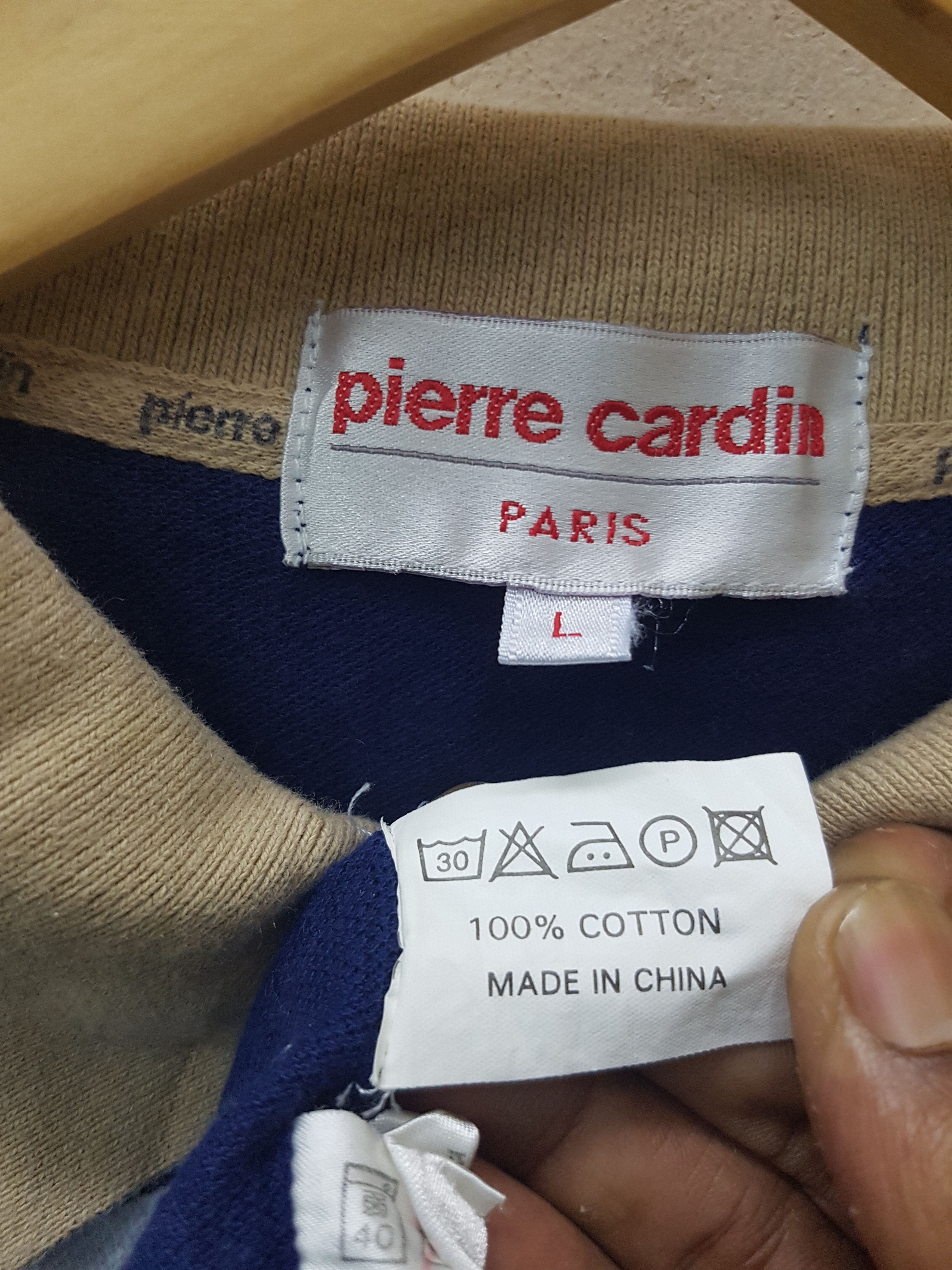 Pierre Cardin Vintage Pierre Cardin Paris Polo Shirt Size US L / EU 52-54 / 3 - 4 Thumbnail