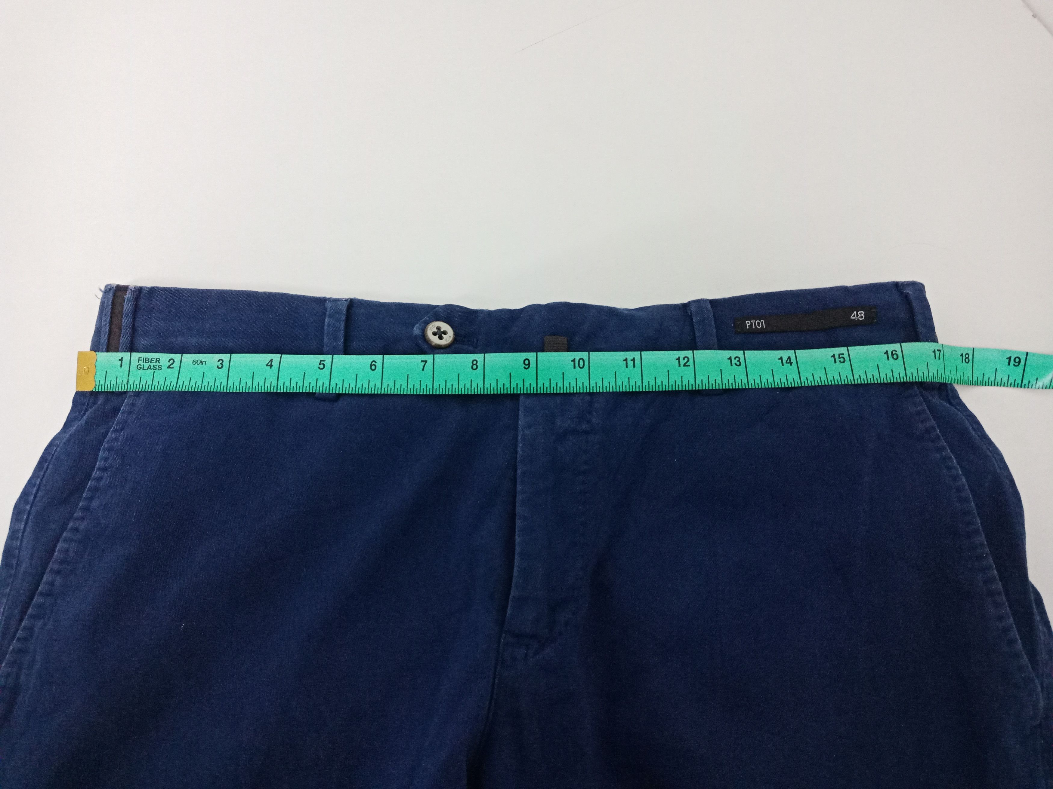 PT Torino Pt01 Dark Blue Slim Fit Size US 33 - 10 Thumbnail