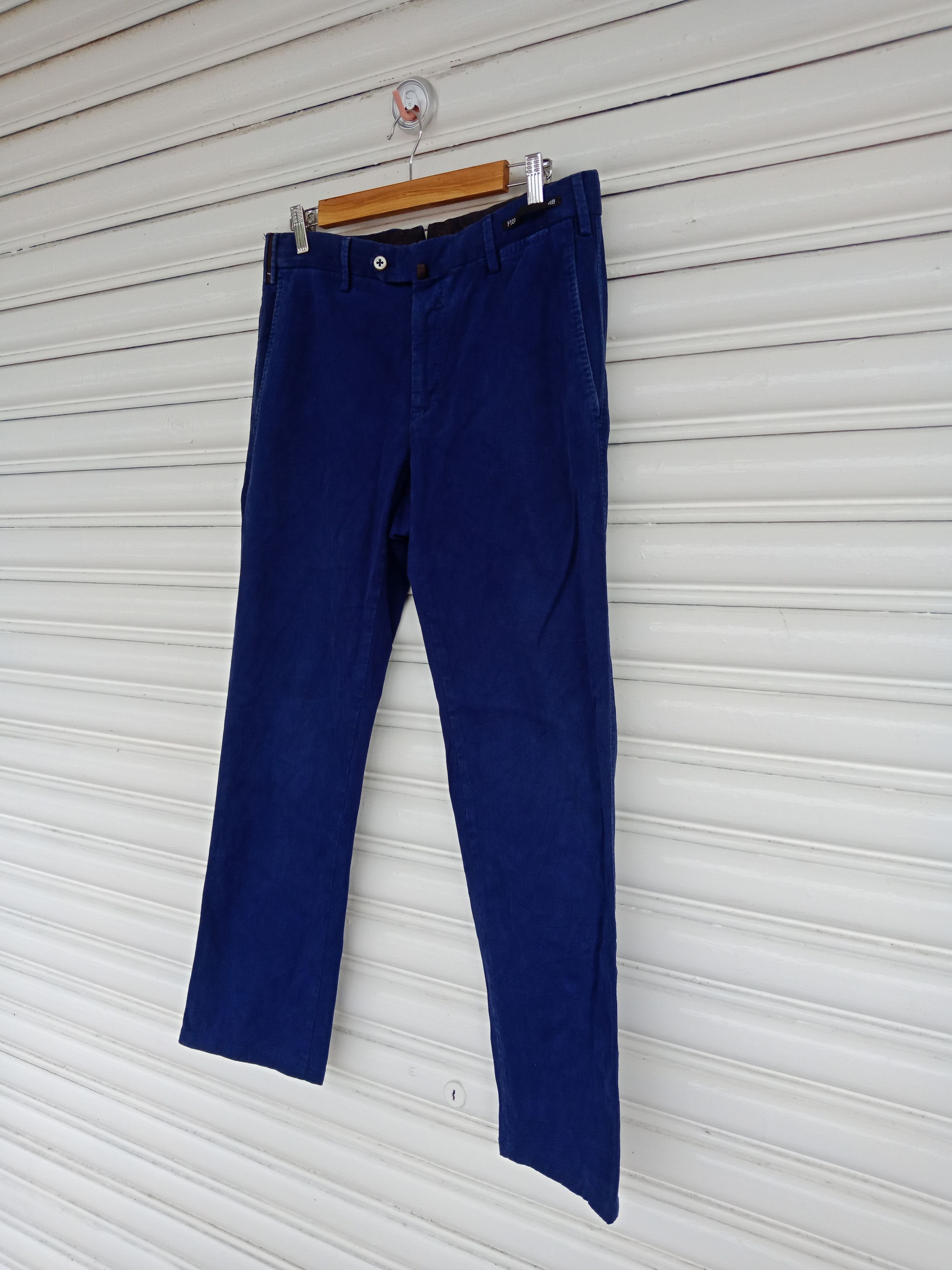 PT Torino Pt01 Dark Blue Slim Fit Size US 33 - 3 Thumbnail