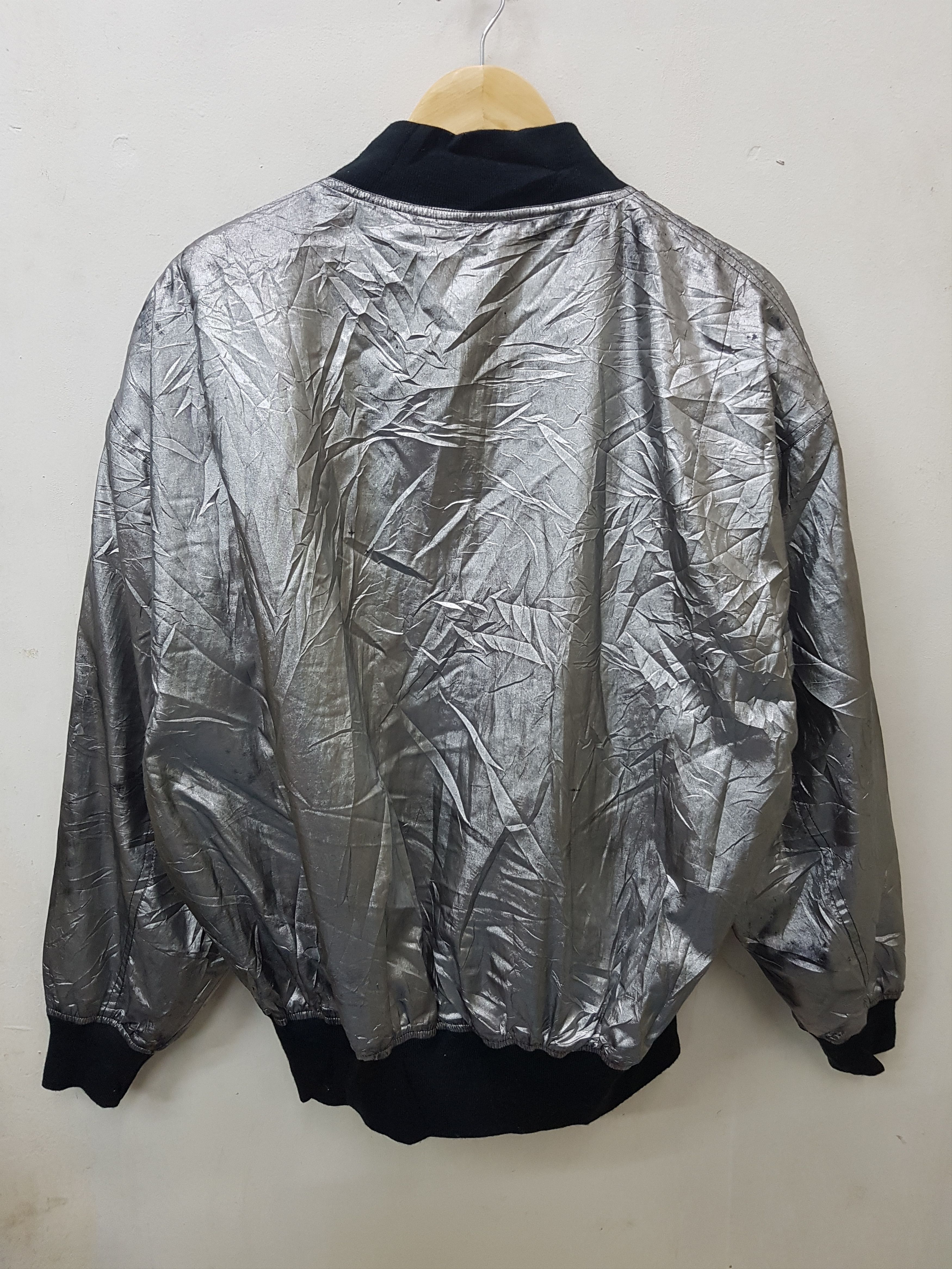 Designer Vintage Enrico Coveri Jacket Full Zipper Nice Design Size US L / EU 52-54 / 3 - 4 Thumbnail
