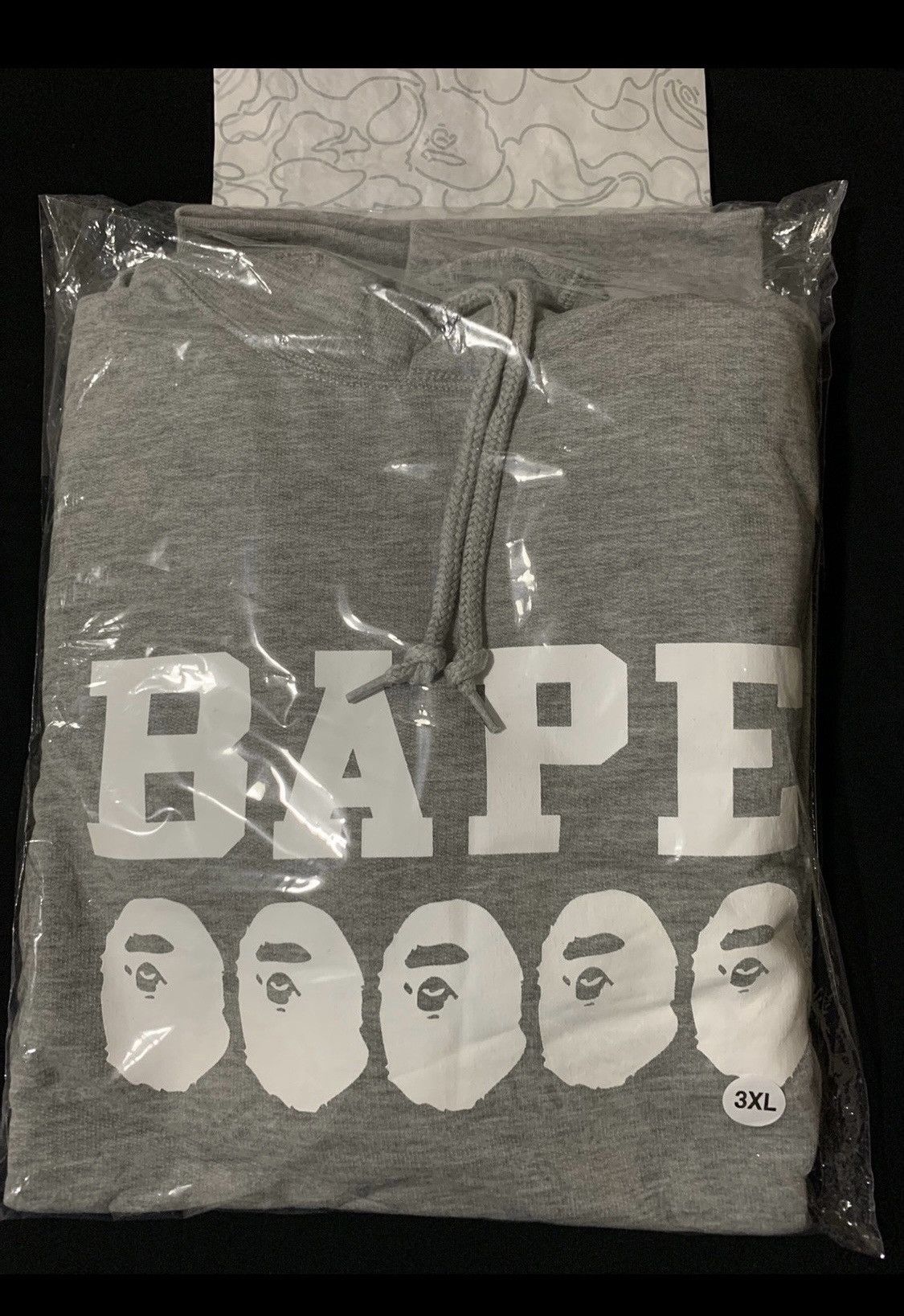 image of Bape Hoodie Grey. Summer Edition 2021 (X ), Men's (Size 2XL)