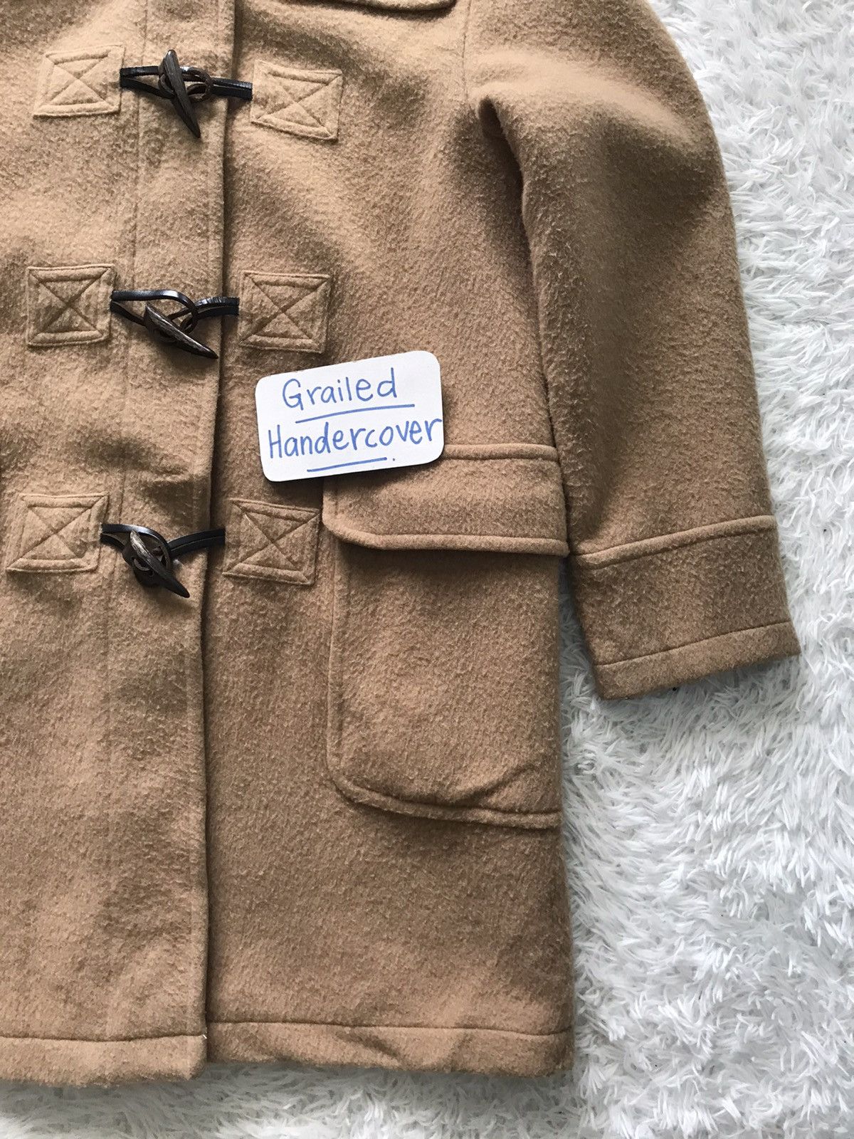Burberry Burberrys Blend Wool Dufflecoat Hooded Inner Checkered Size M / US 6-8 / IT 42-44 - 6 Thumbnail