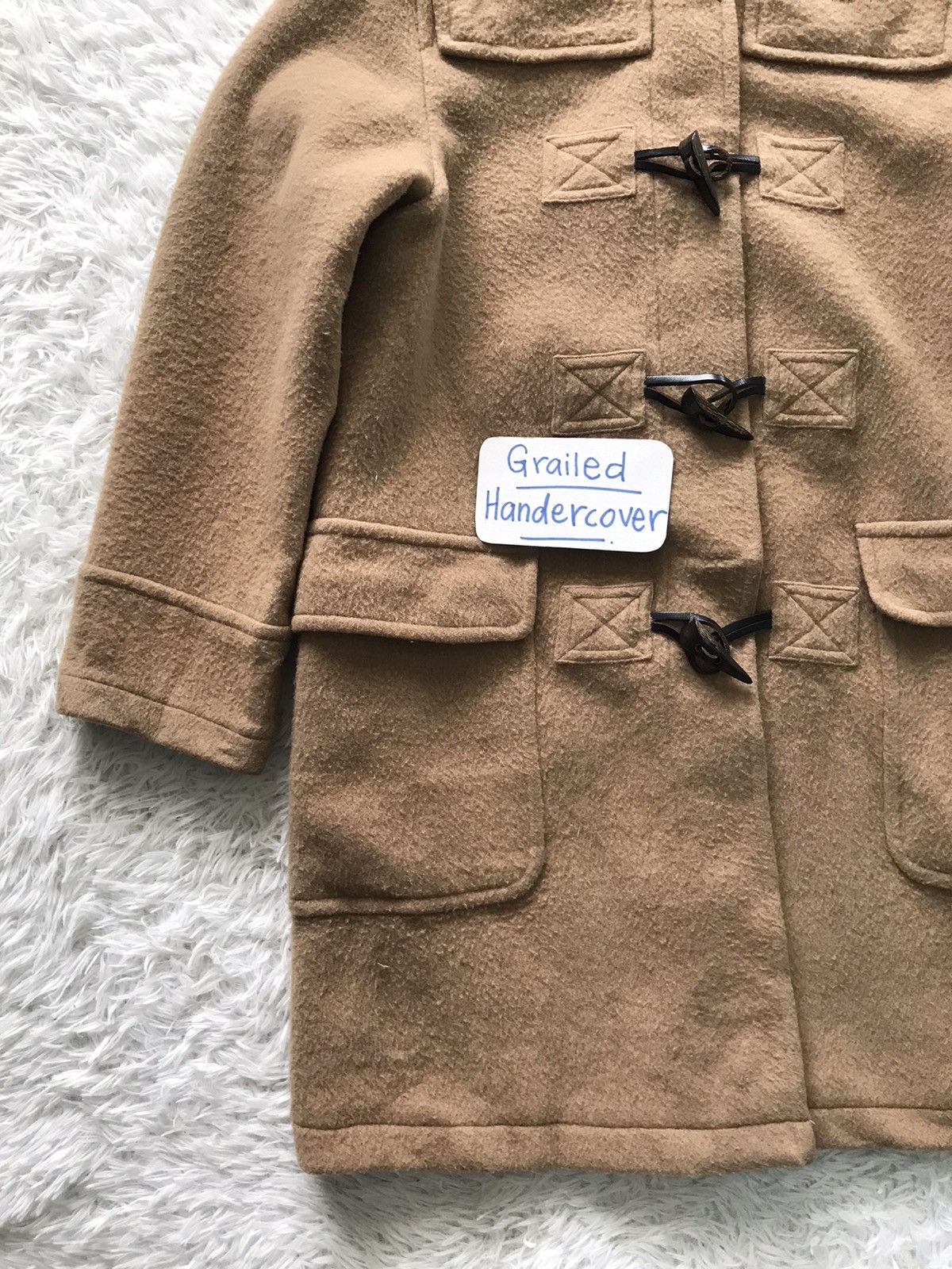 Burberry Burberrys Blend Wool Dufflecoat Hooded Inner Checkered Size M / US 6-8 / IT 42-44 - 5 Thumbnail