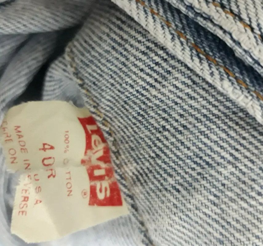 Levi's 💥Vintage Stonewash Levis 715 denim jacket Size US M / EU 48-50 / 2 - 11 Thumbnail
