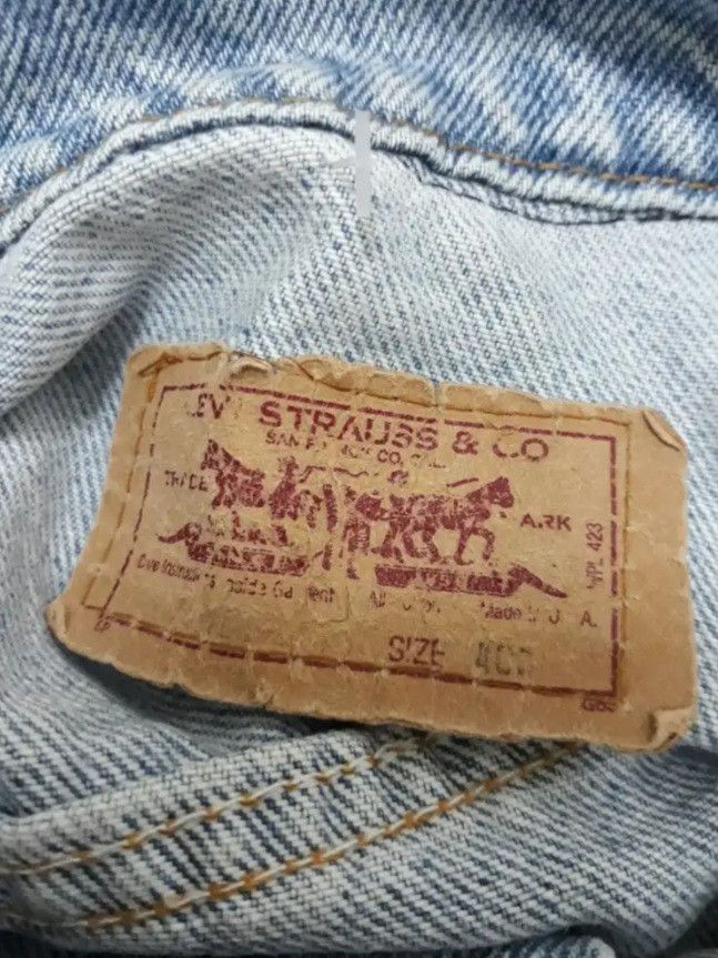 Levi's 💥Vintage Stonewash Levis 715 denim jacket Size US M / EU 48-50 / 2 - 6 Thumbnail