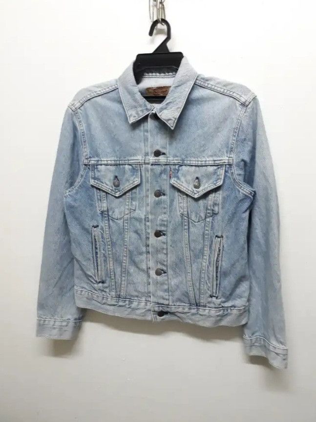 Levi's 💥Vintage Stonewash Levis 715 denim jacket Size US M / EU 48-50 / 2 - 2 Thumbnail