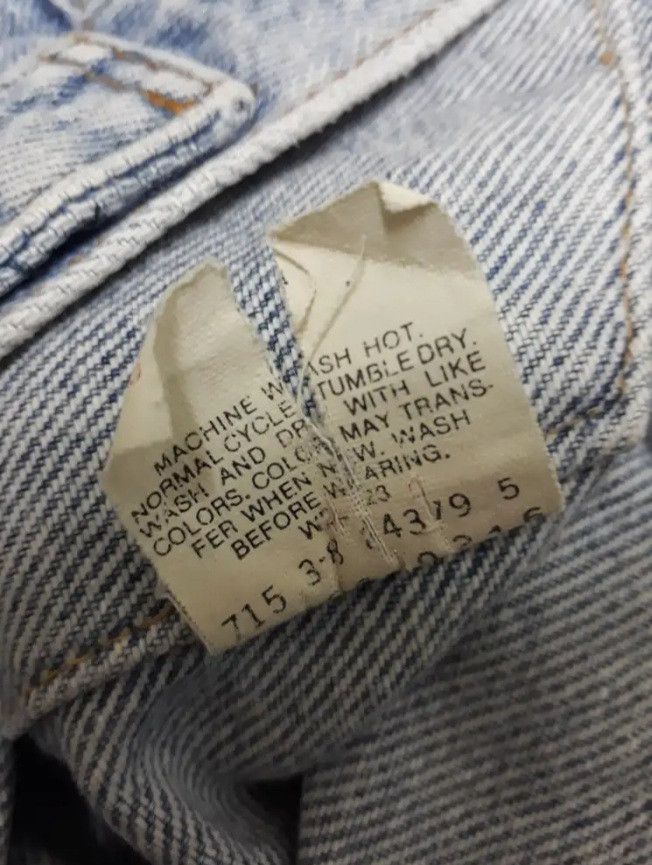 Levi's 💥Vintage Stonewash Levis 715 denim jacket Size US M / EU 48-50 / 2 - 10 Thumbnail