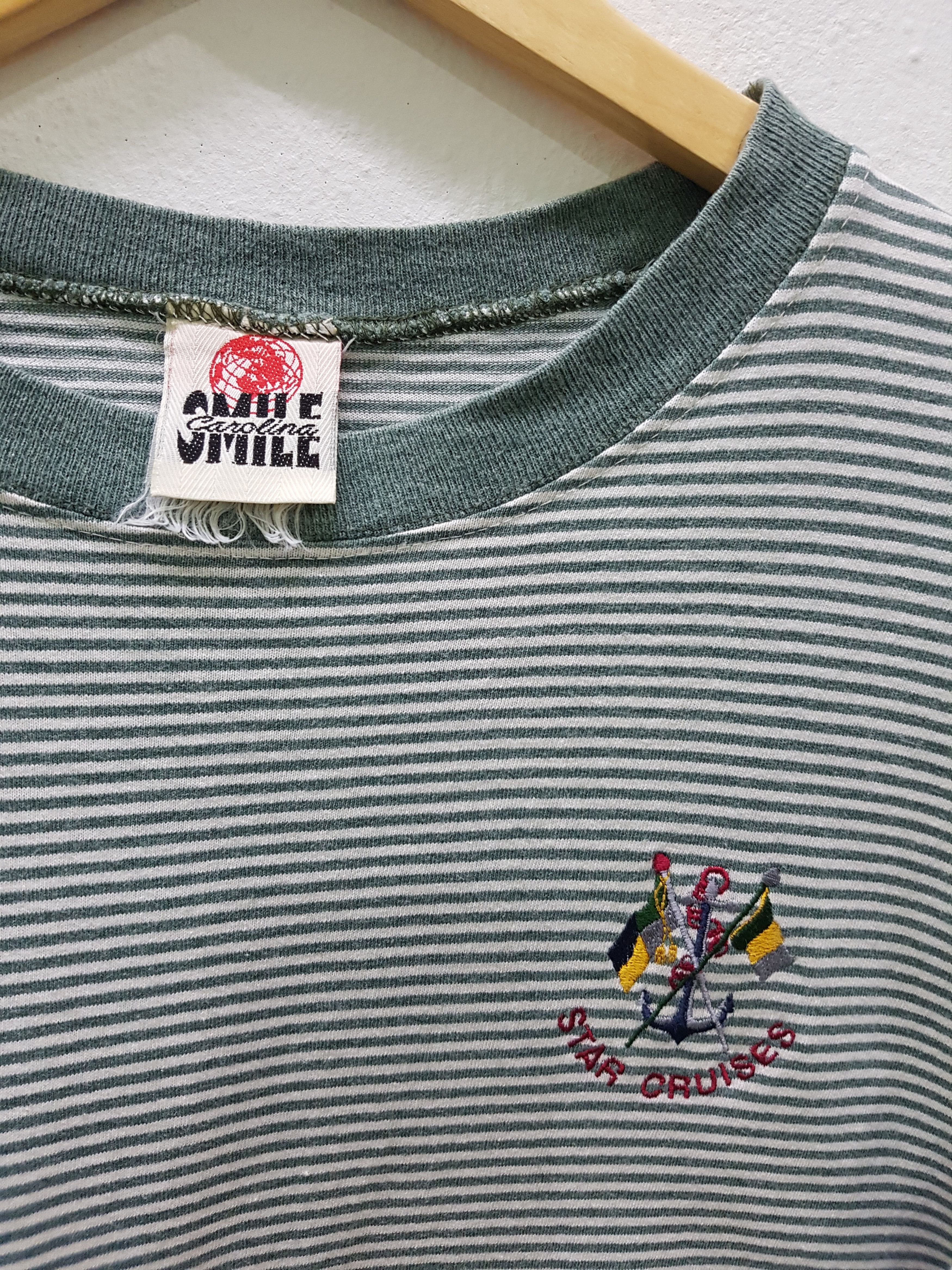 Vintage Vintage star Cruises T-shirts Striped Embroidery Logo Size US M / EU 48-50 / 2 - 4 Thumbnail