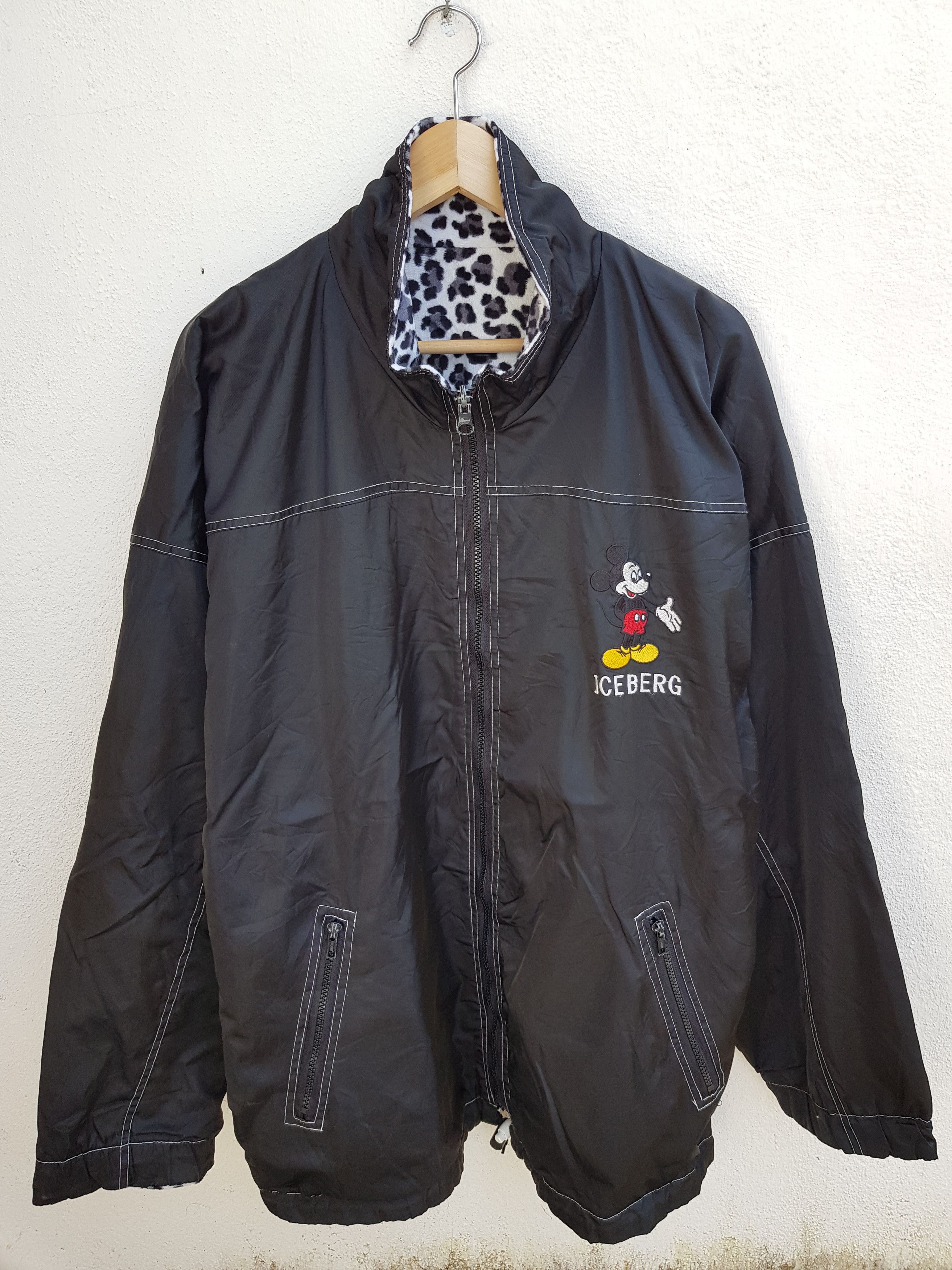 Disney × Iceberg × If Six Was Nine Reversible Iceberg X Mickey Mouse Fleece Jacket Size US L / EU 52-54 / 3 - 1 Thumbnail