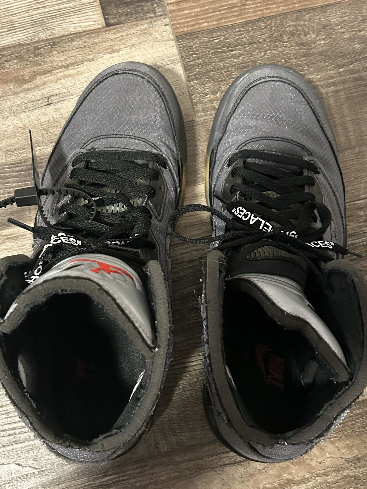 Jordan Brand Off White Jordan 5 Size 11.5 Size US 11.5 / EU 44-45 - 4 Thumbnail