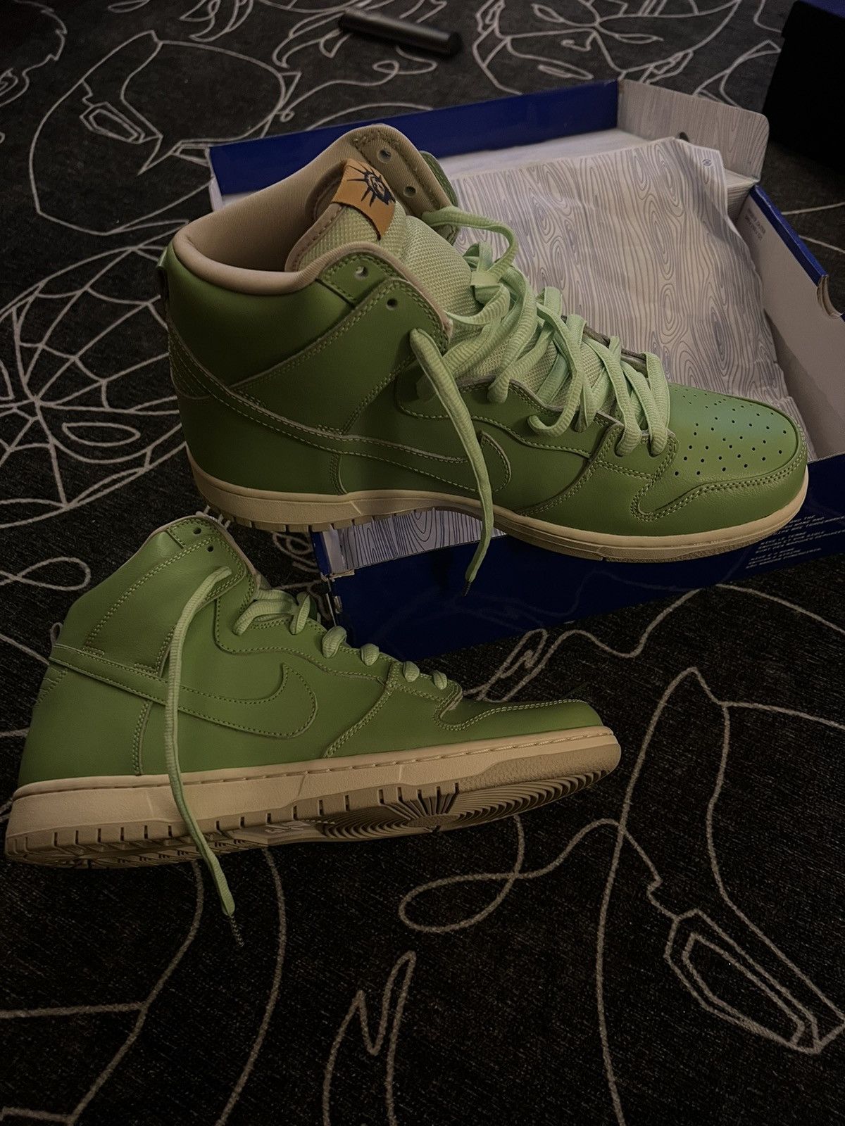 Nike Nike sb dunk “Liberty” High sz12 DS Size US 12 / EU 45 - 2 Thumbnail