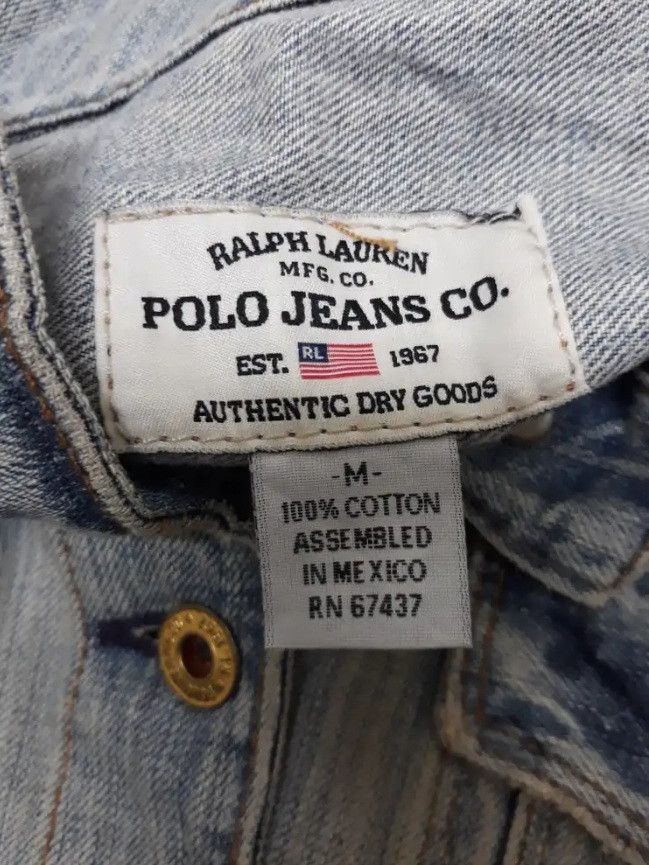 Polo Ralph Lauren 💥Polo ralph lauren stonewash denim jacket Size S / US 4 / IT 40 - 4 Thumbnail